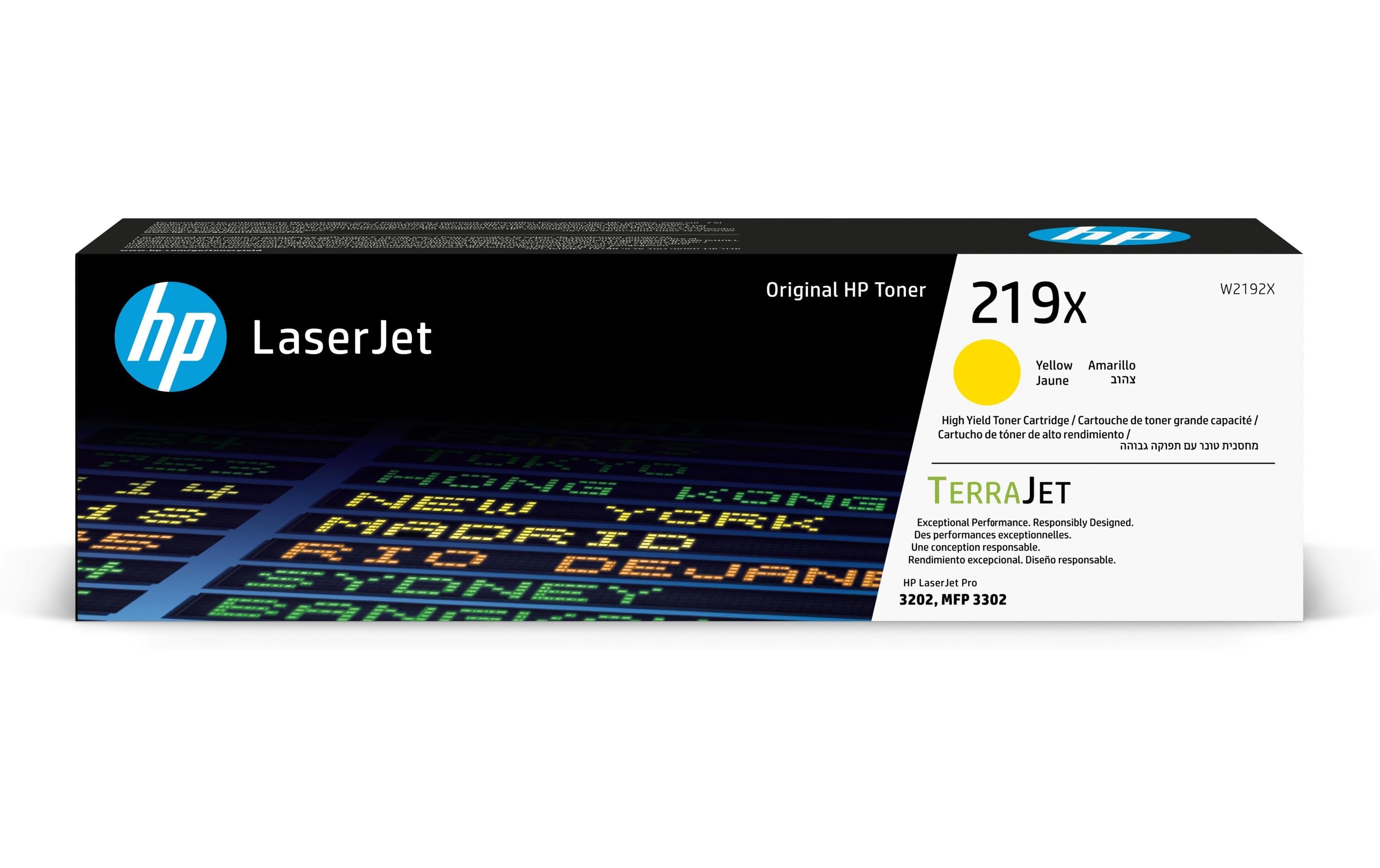 HP Toner 219X (W2192X) Yellow
