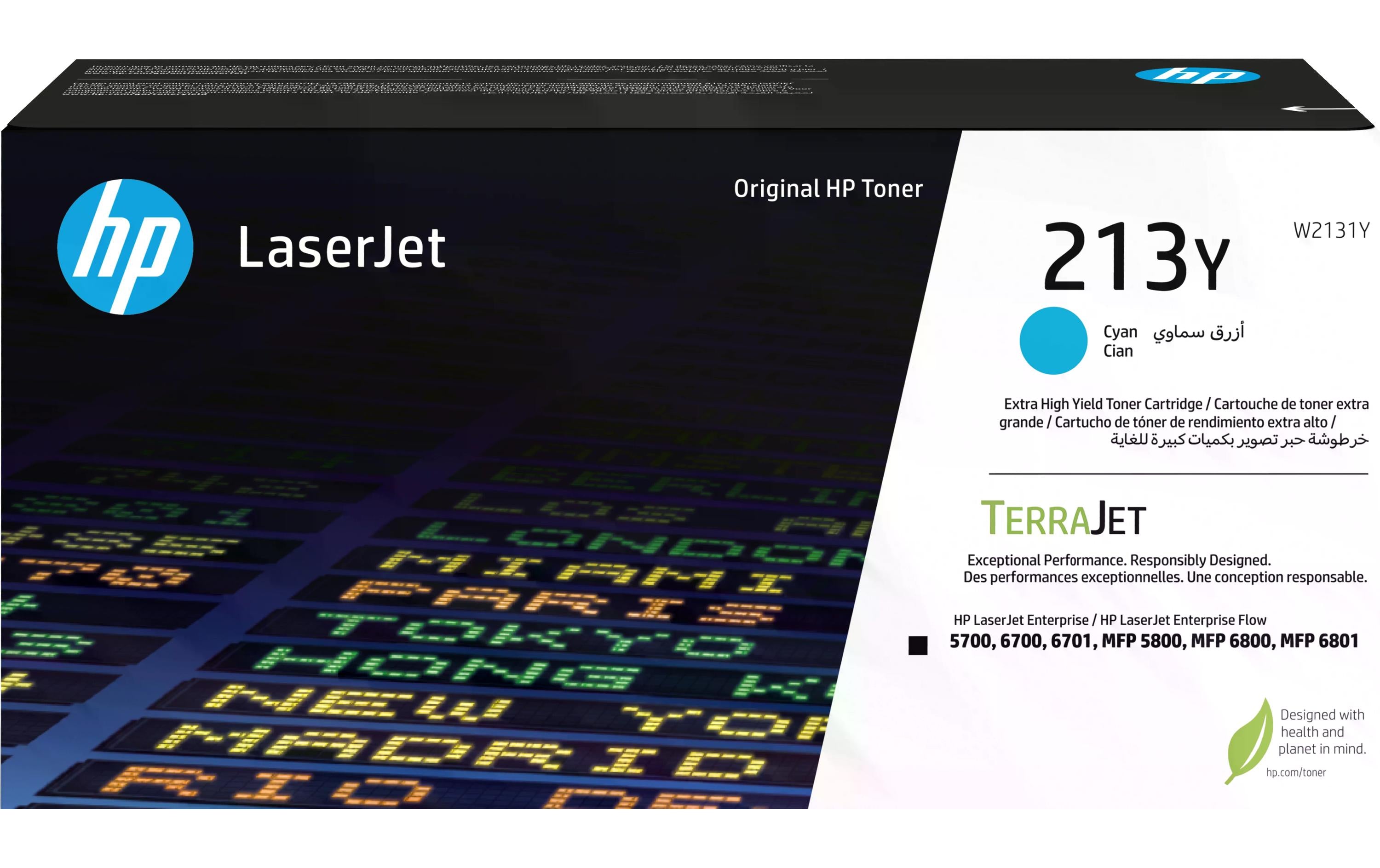 HP Toner 213Y (W2131Y) Cyan