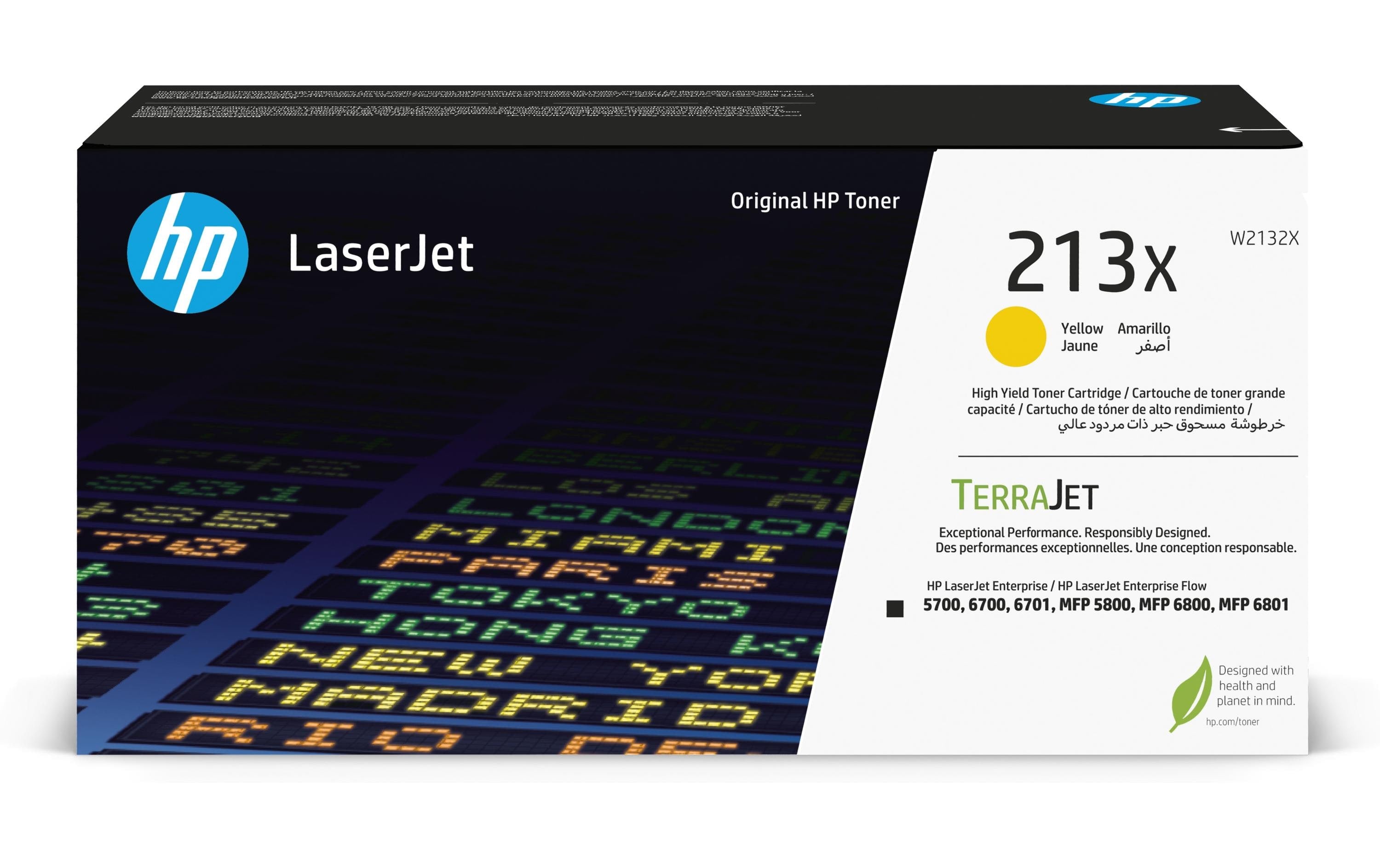 HP Toner 213X (W2132X) Yellow