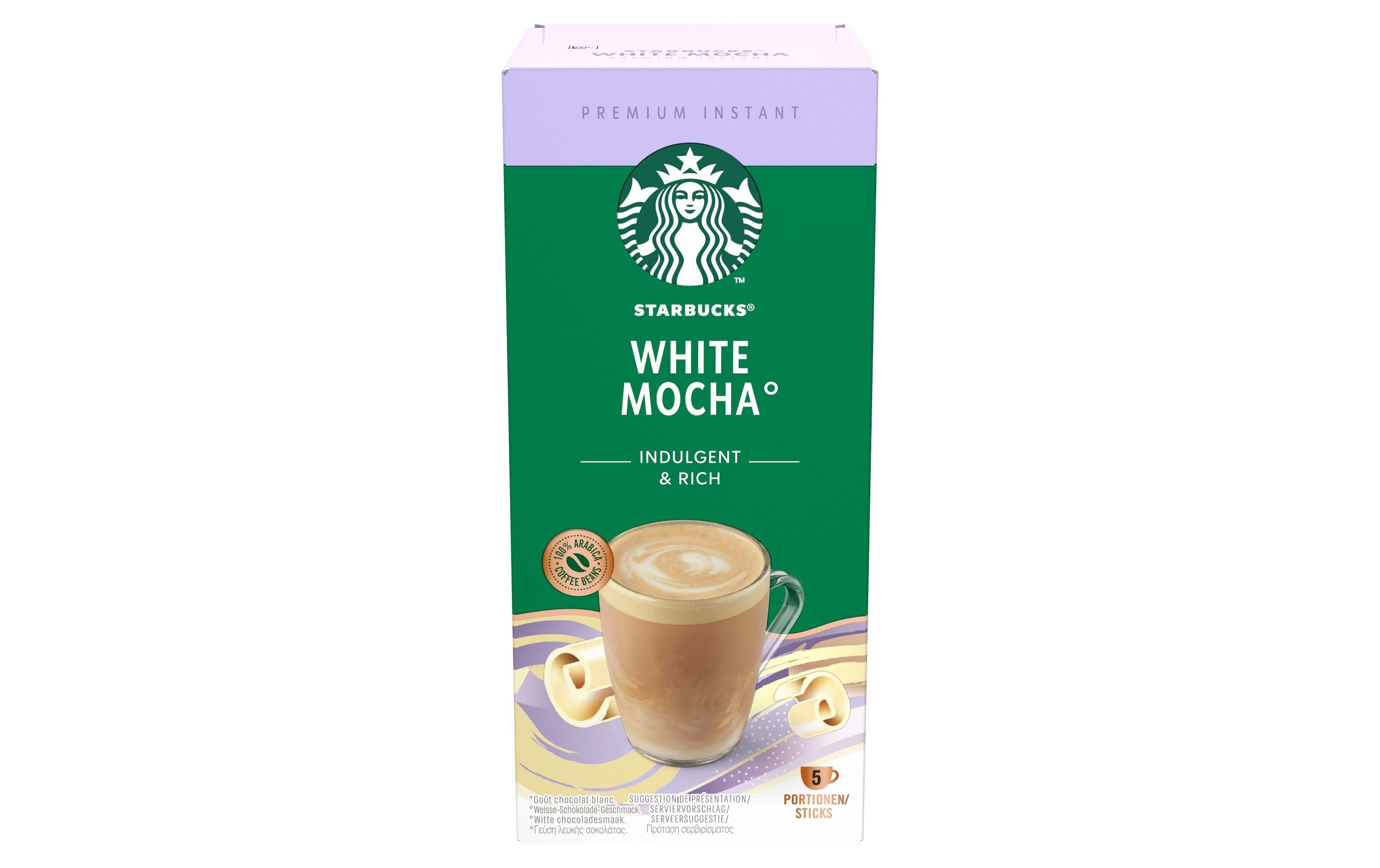 Starbucks Instant Kaffee White Mocha 5 Stück