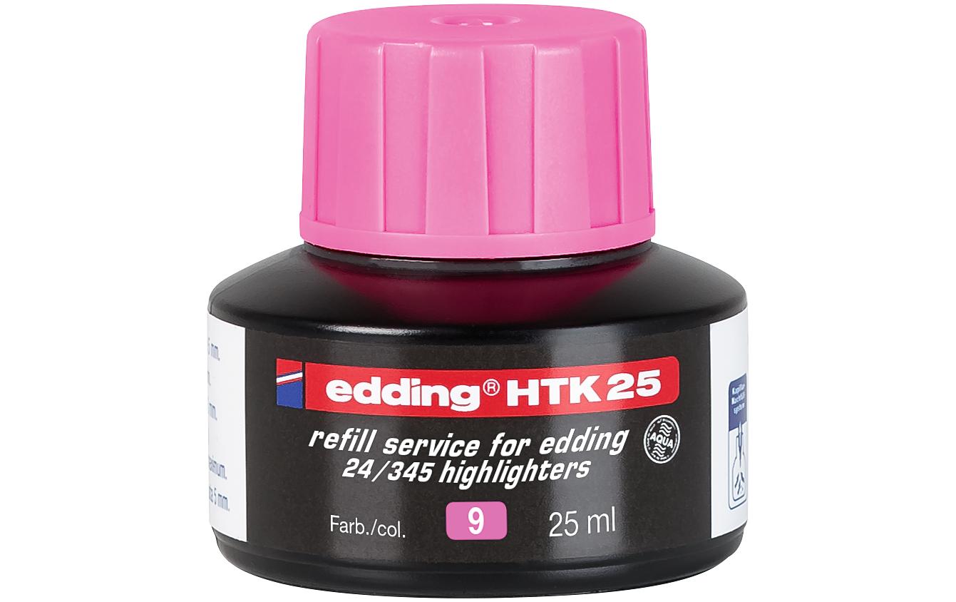 edding Nachfülltinte HTK25 25 ml, Rosa