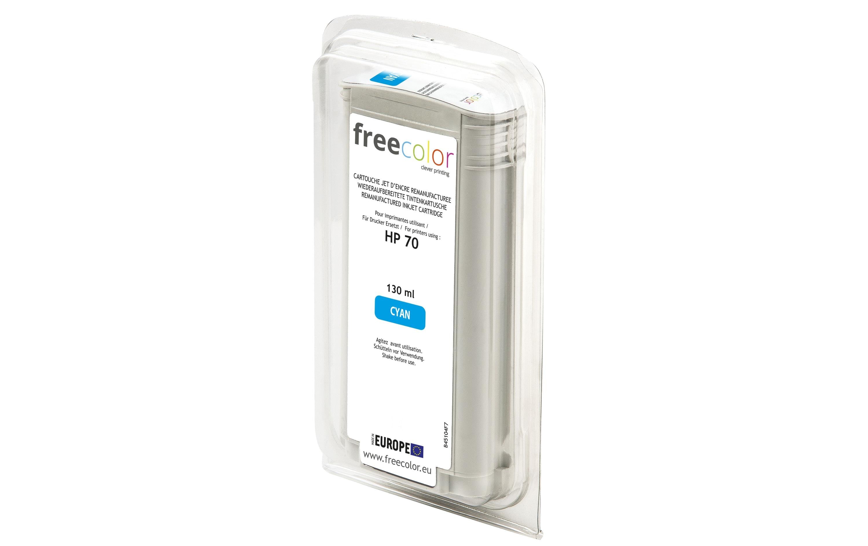 Freecolor Tinte HP 70 Cyan