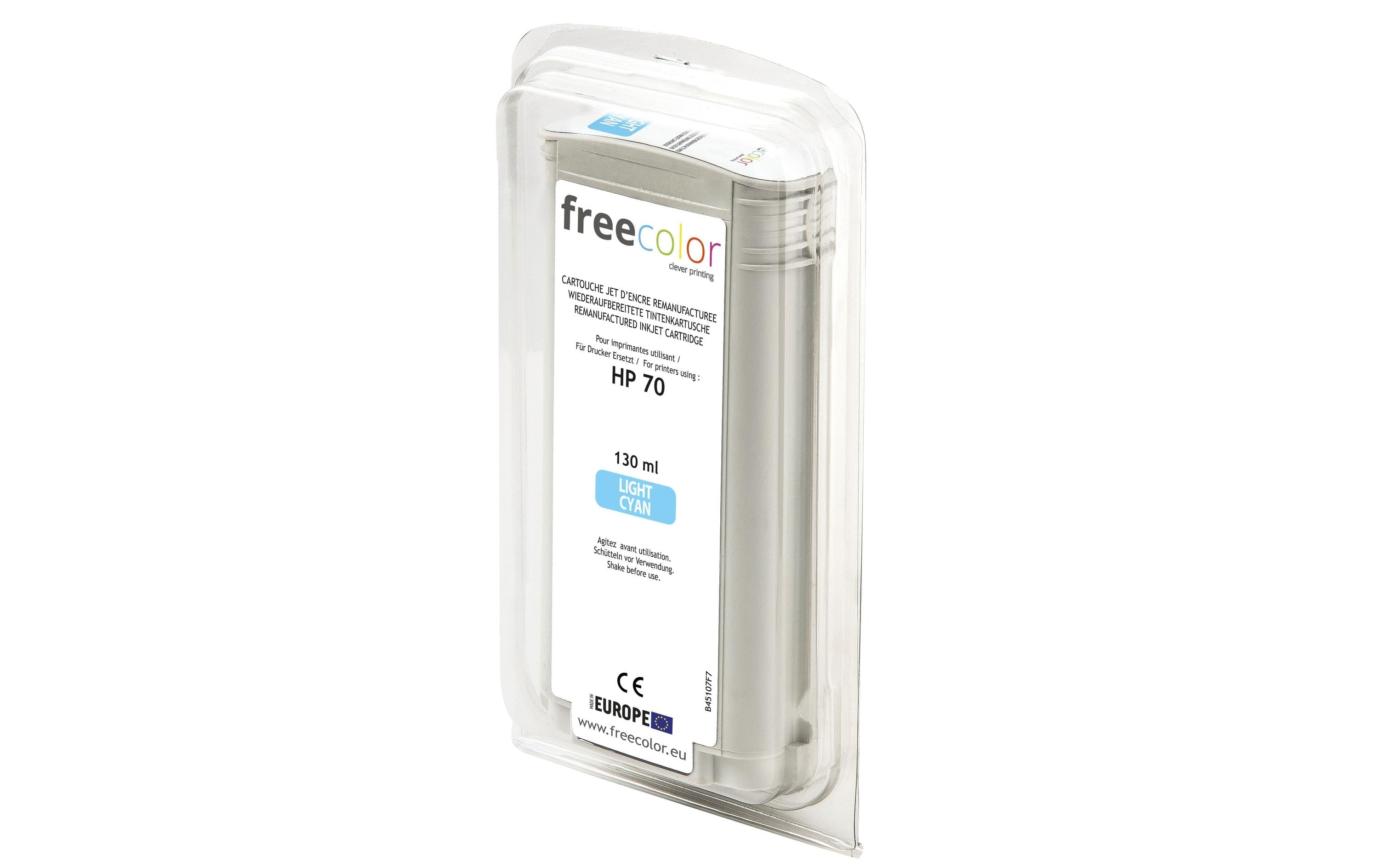 Freecolor Tinte HP 70 Light Cyan
