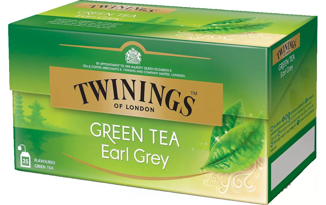 Twinings Teebeutel Green Tea Earl Grey 25 Stück