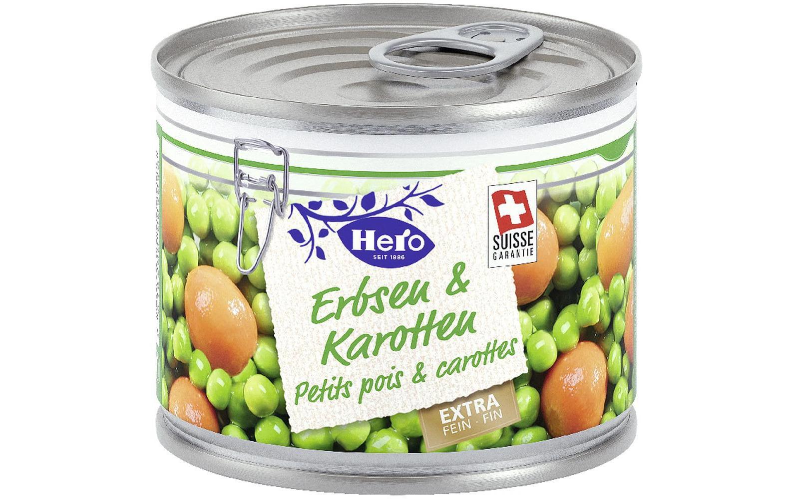 Hero Erbsen & Karotten extra fein 210 g
