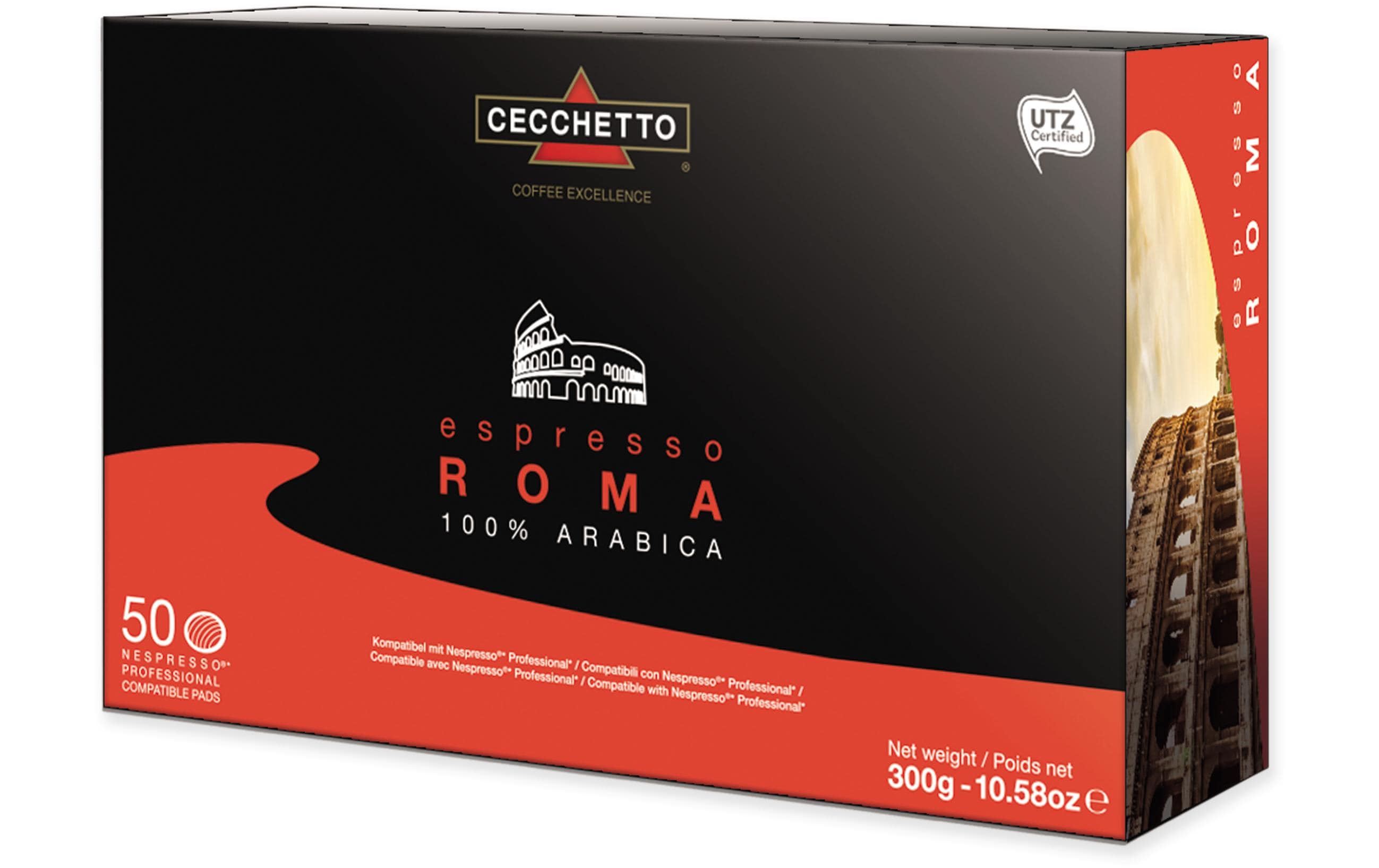 CECCHETTO Professional Pads Espresso Roma 50 Stück