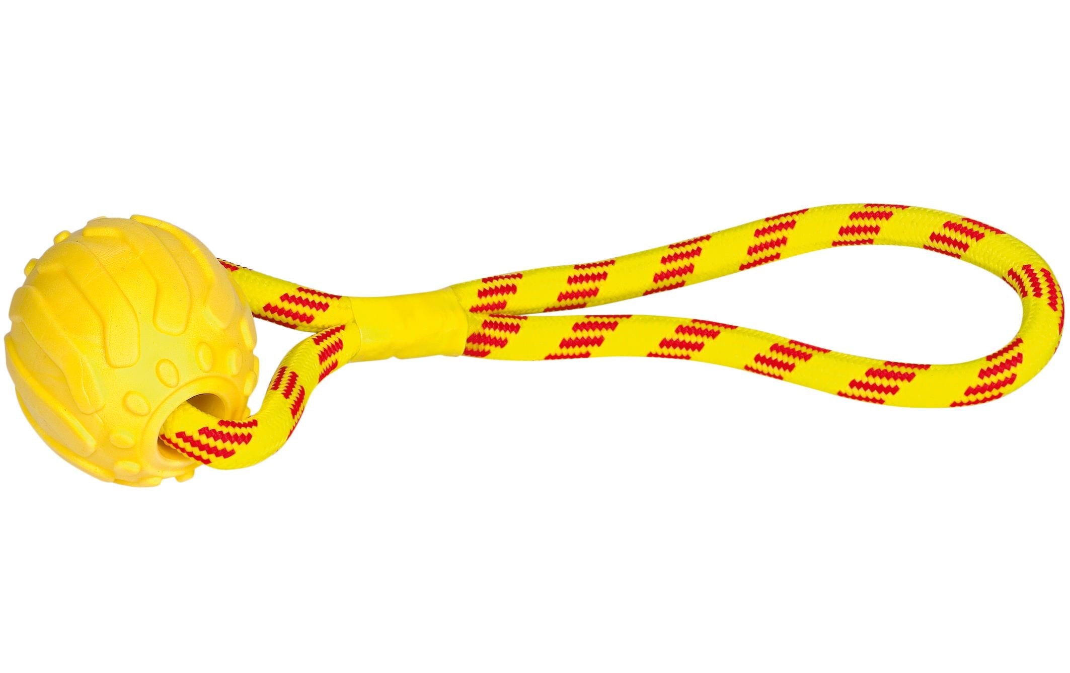 Nobby TPR Schaumball mit Seil, 37 cm
