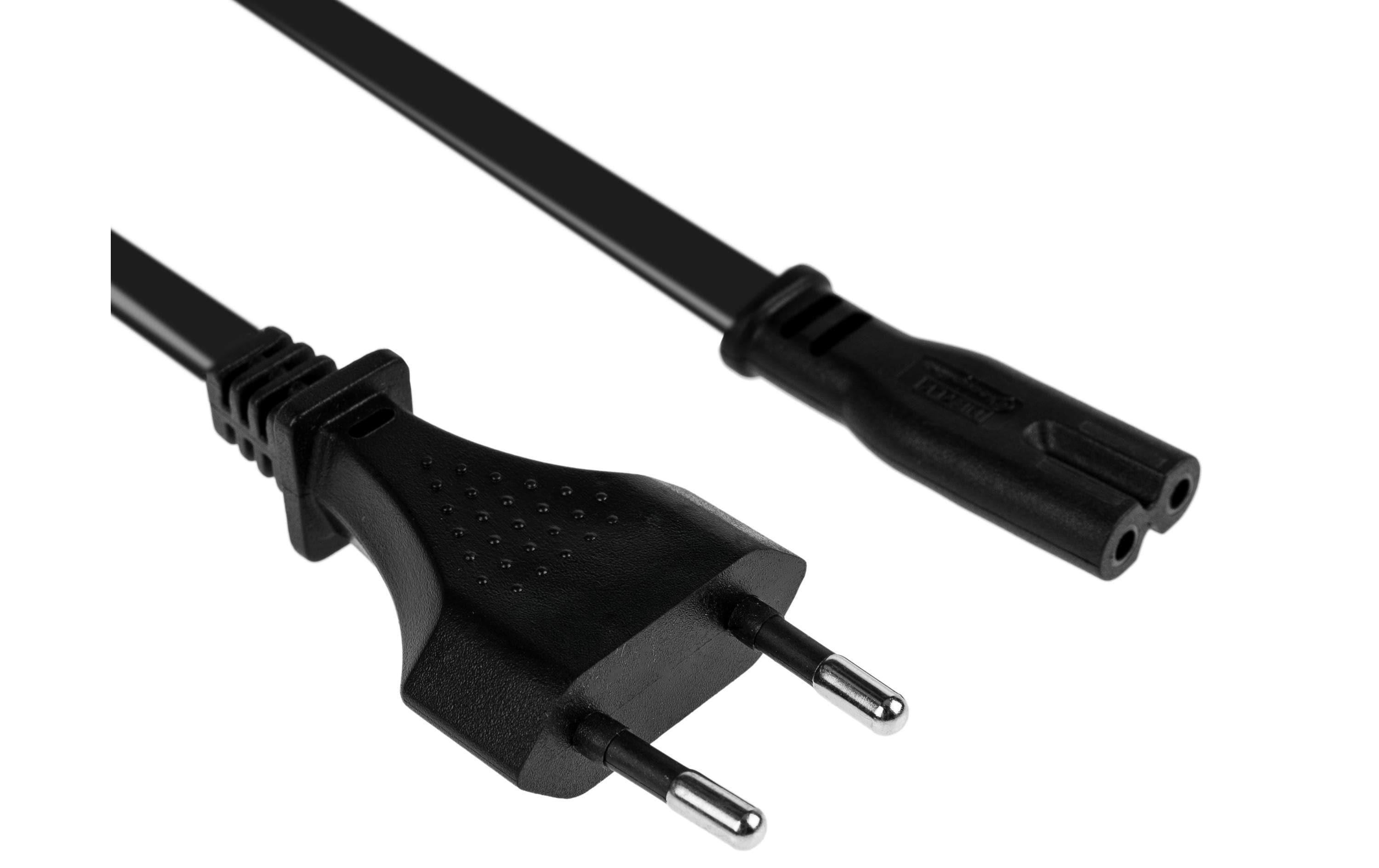 FURBER.power Netzkabel C7-T26 0.5 m Schwarz