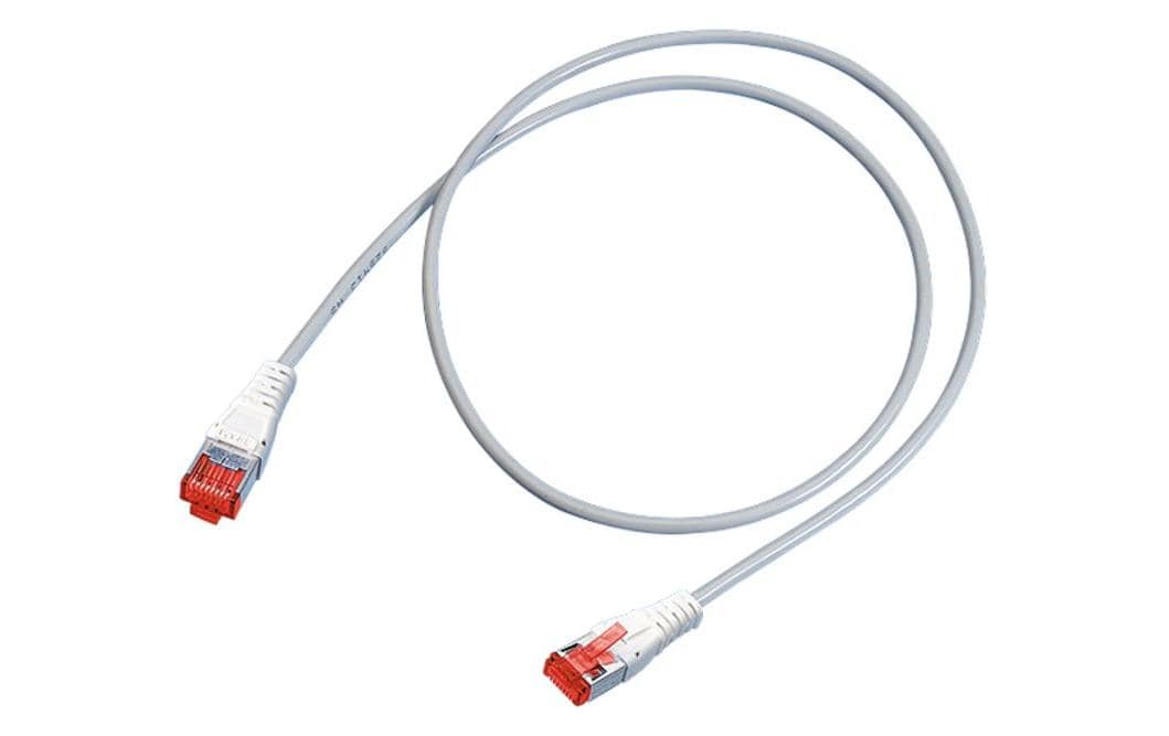 R&M Patchkabel Cat 6A, S/FTP, 15 m, Grau