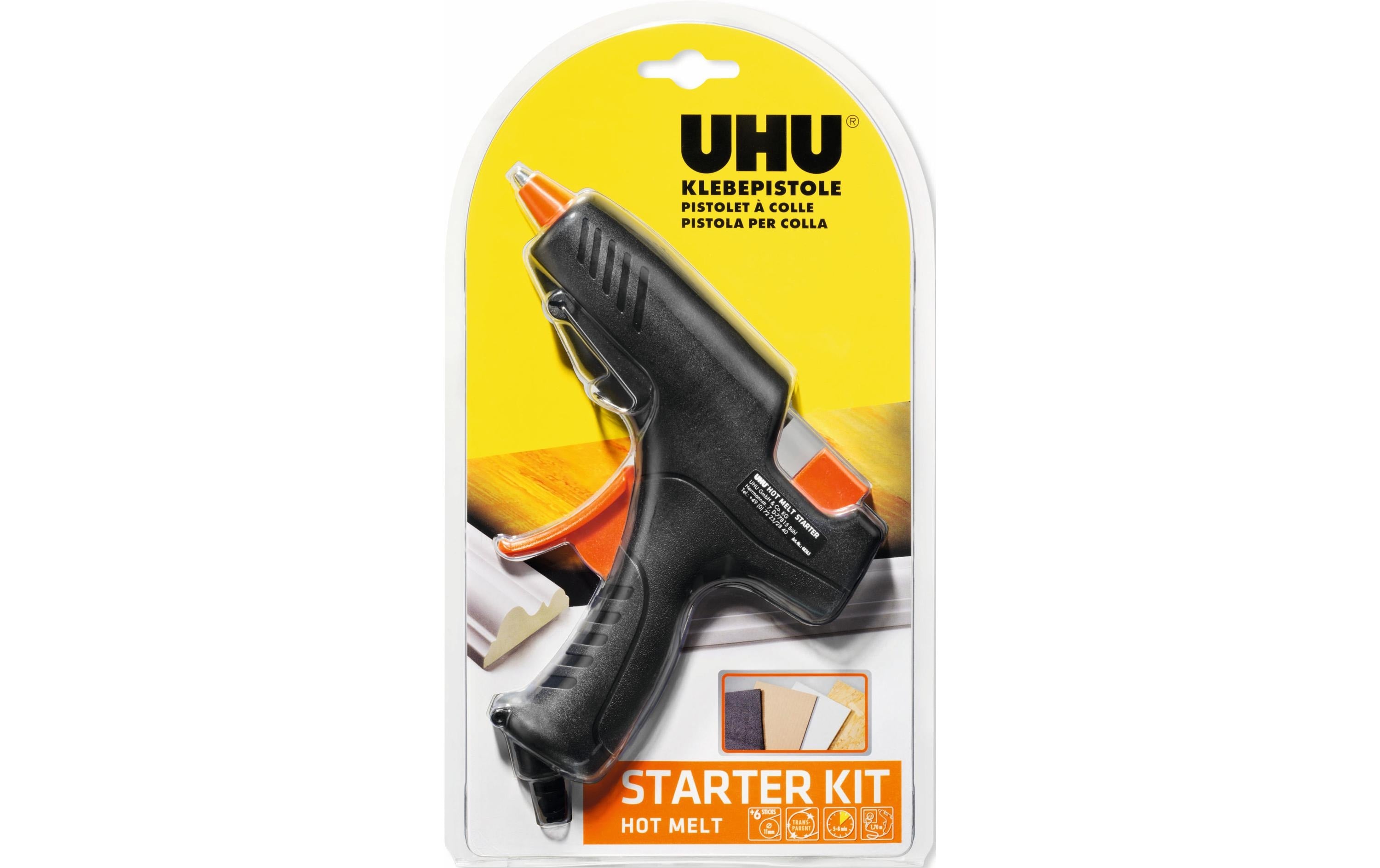 UHU Heissklebepistole Starter Kit Hot Melt 11 mm