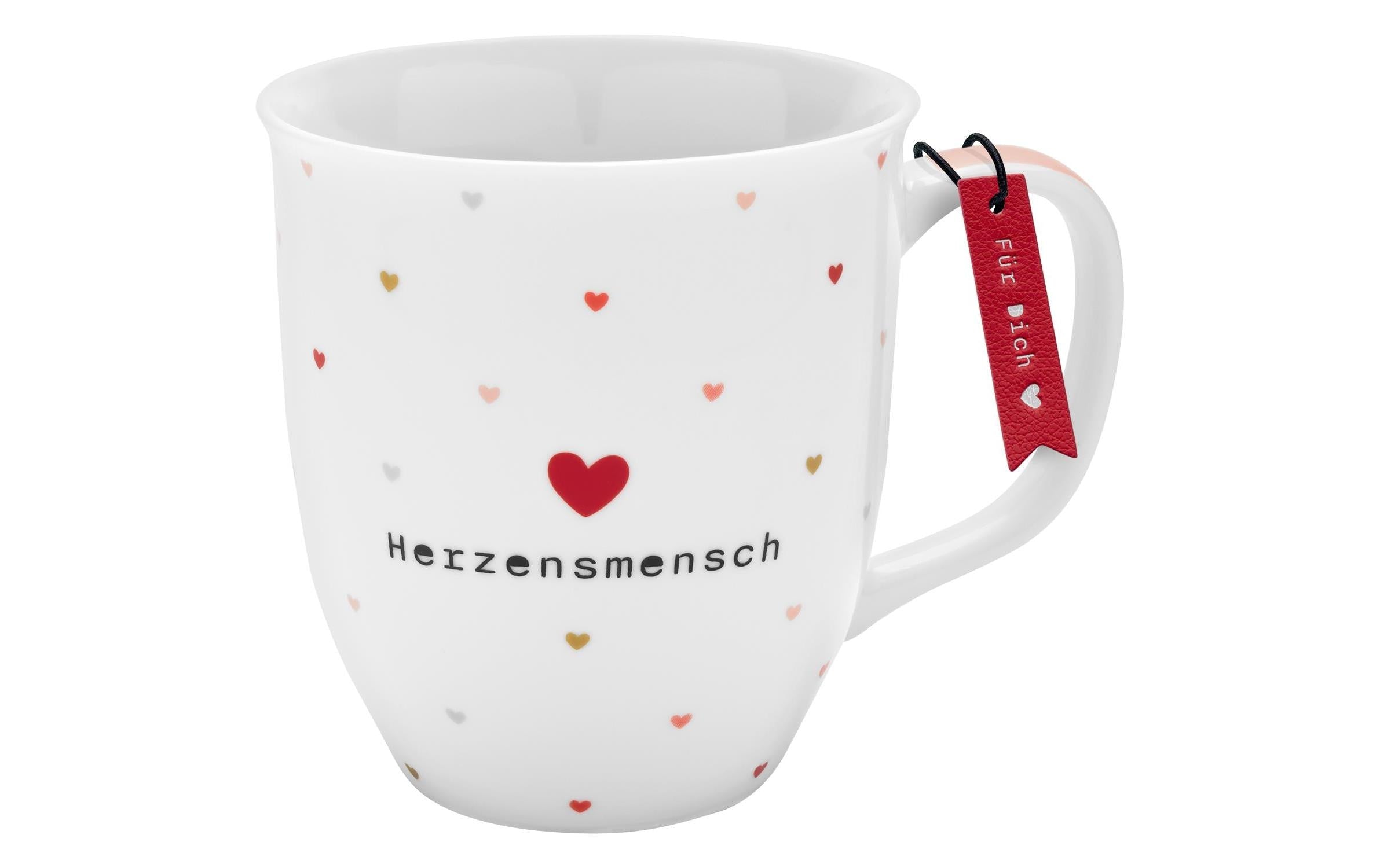 Sheepworld Universaltasse Herzensmensch 400 ml, 1 Stück, Weiss