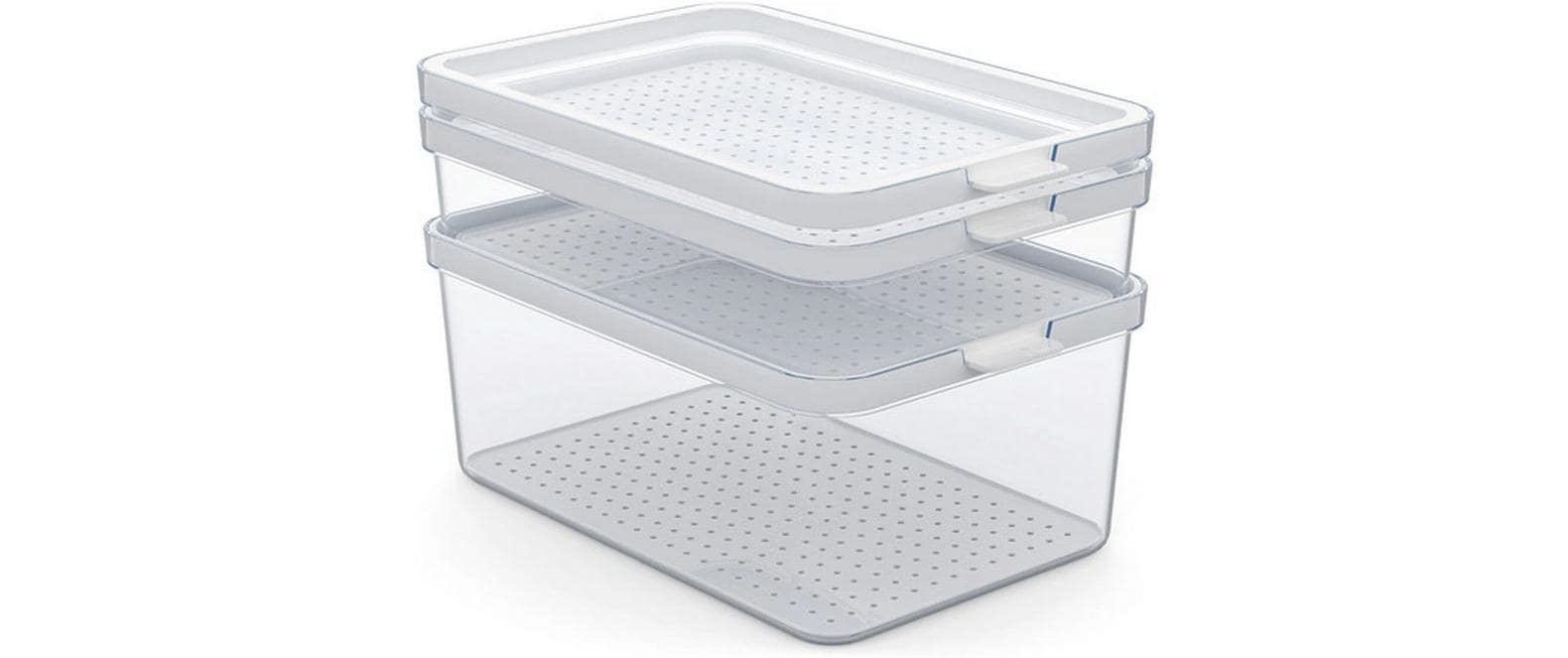 Rotho Kühlschrankorganizer Cauma Gross, 3-teilig