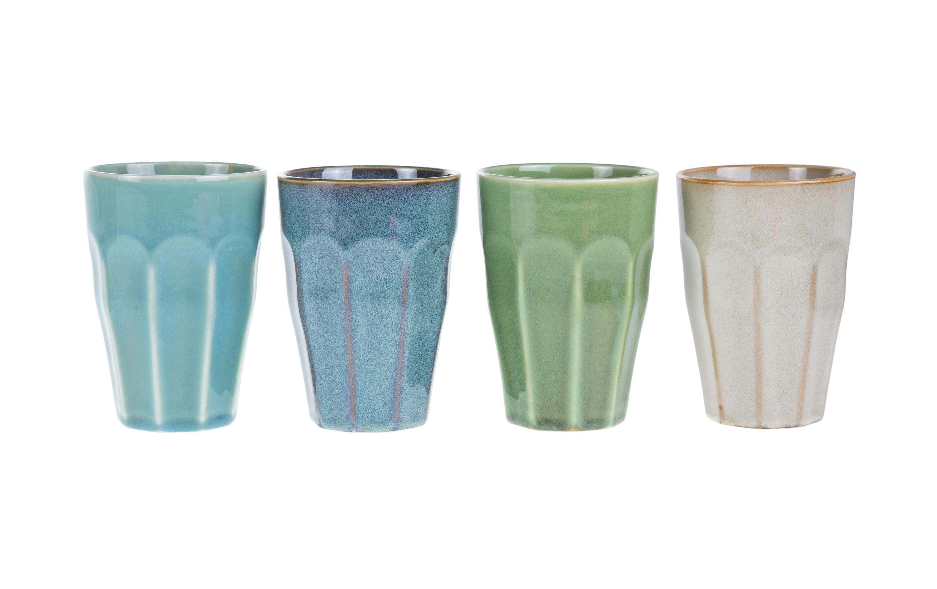 FURBER Kaffeetasse 330 ml, 4 Stück, Mehrfarbig