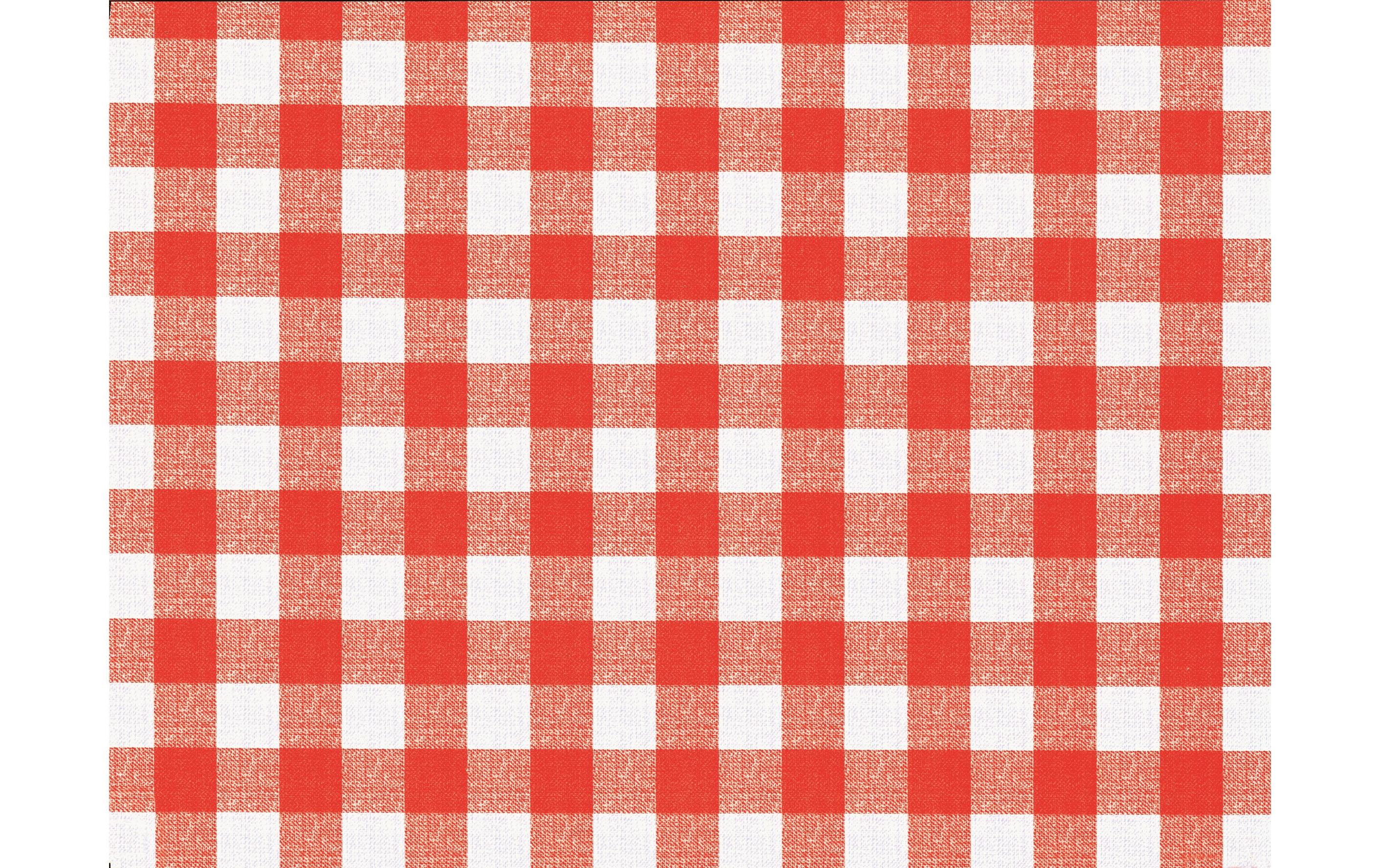 d-c-fix Tischdecke Manhattan Avanti Rund, Ø 150 cm, Rot/Weiss