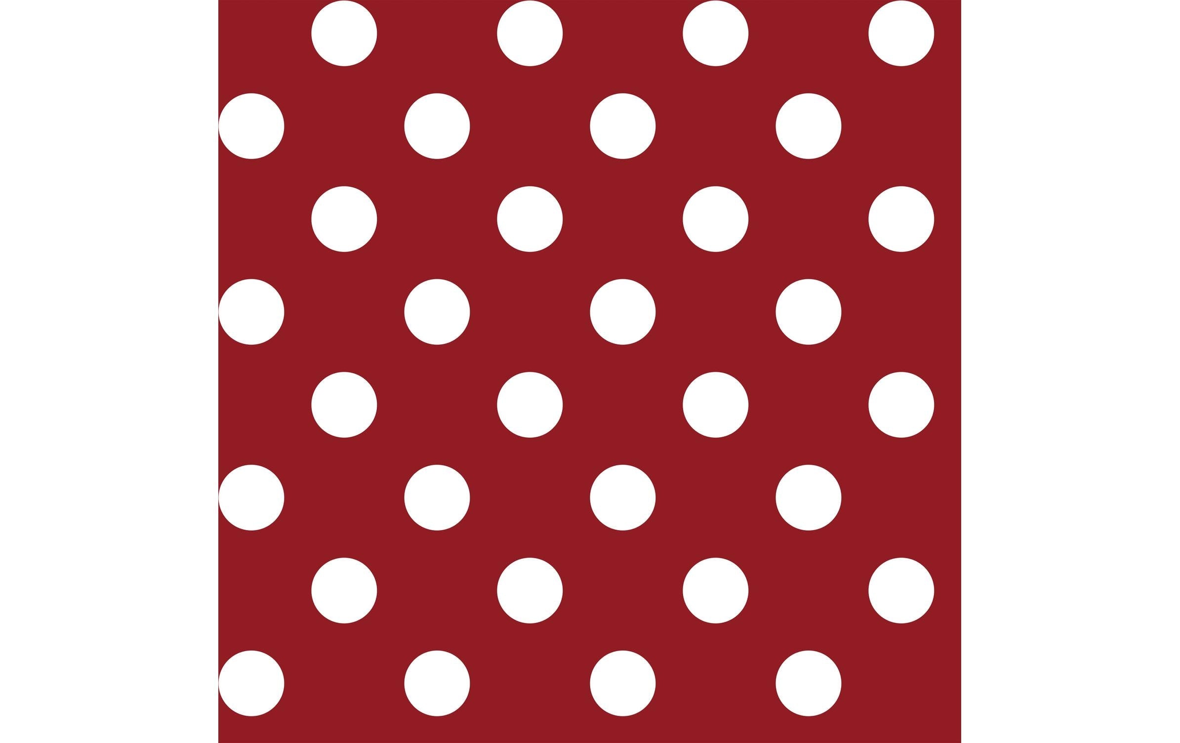d-c-fix Tischdecke Manhattan Venita 130 cm x 1.6 m, Rot/Weiss