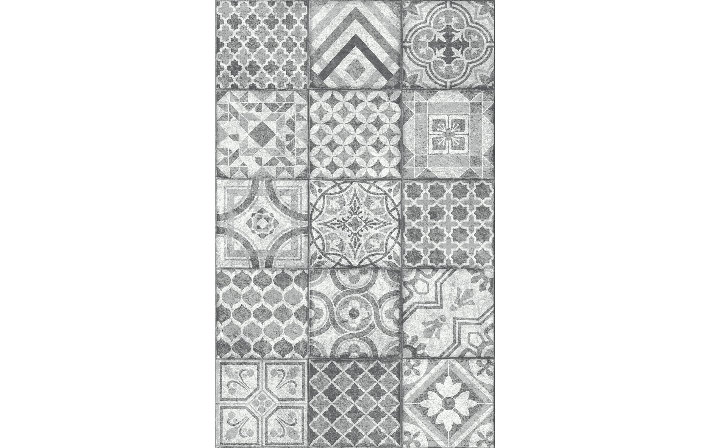 d-c-fix Tischdecke Manhattan Visbi Rund, Ø 150 cm, Grau