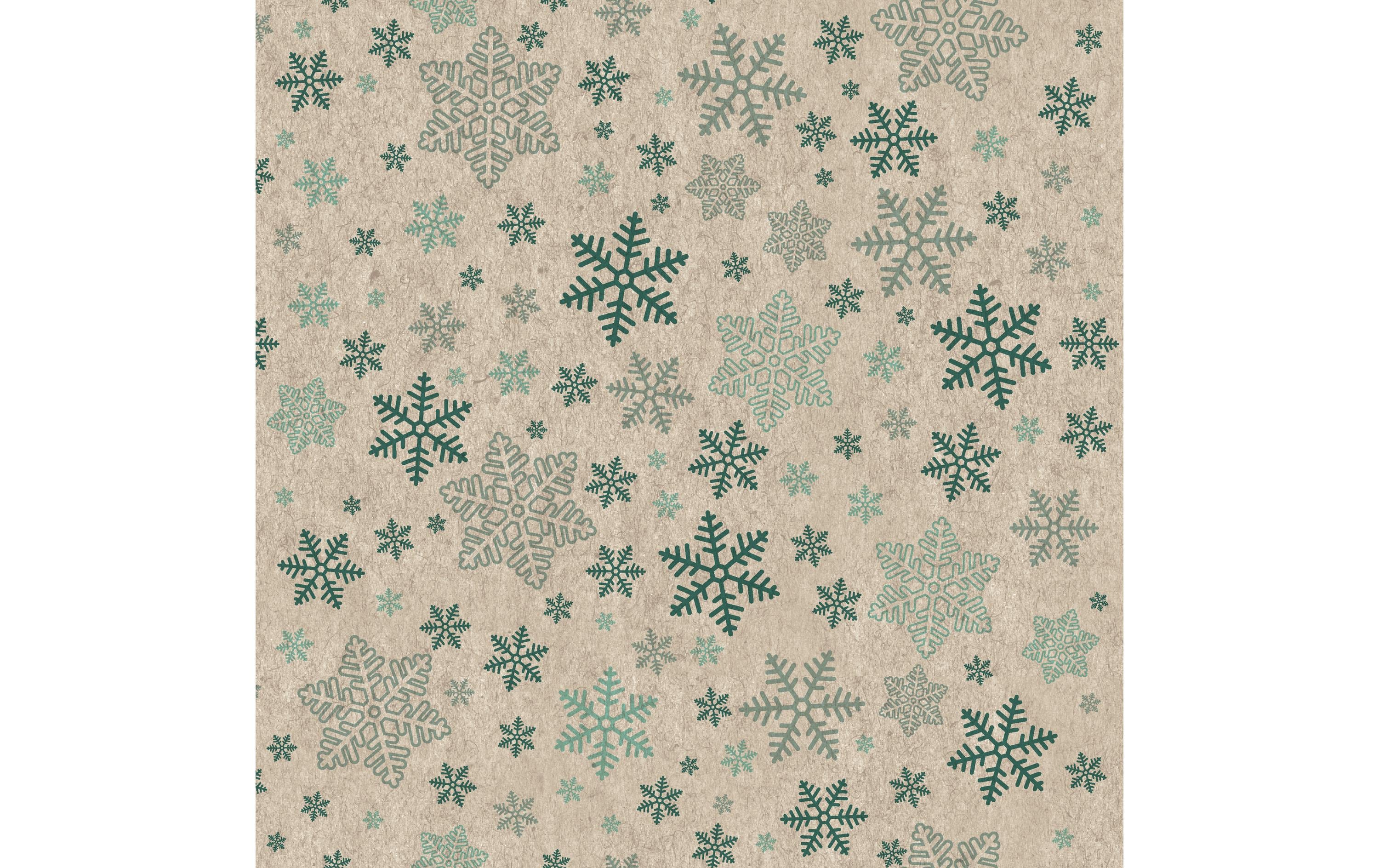 Paper + Design Papierservietten Snowflakes 33 cm x 33 cm, 25 Stück