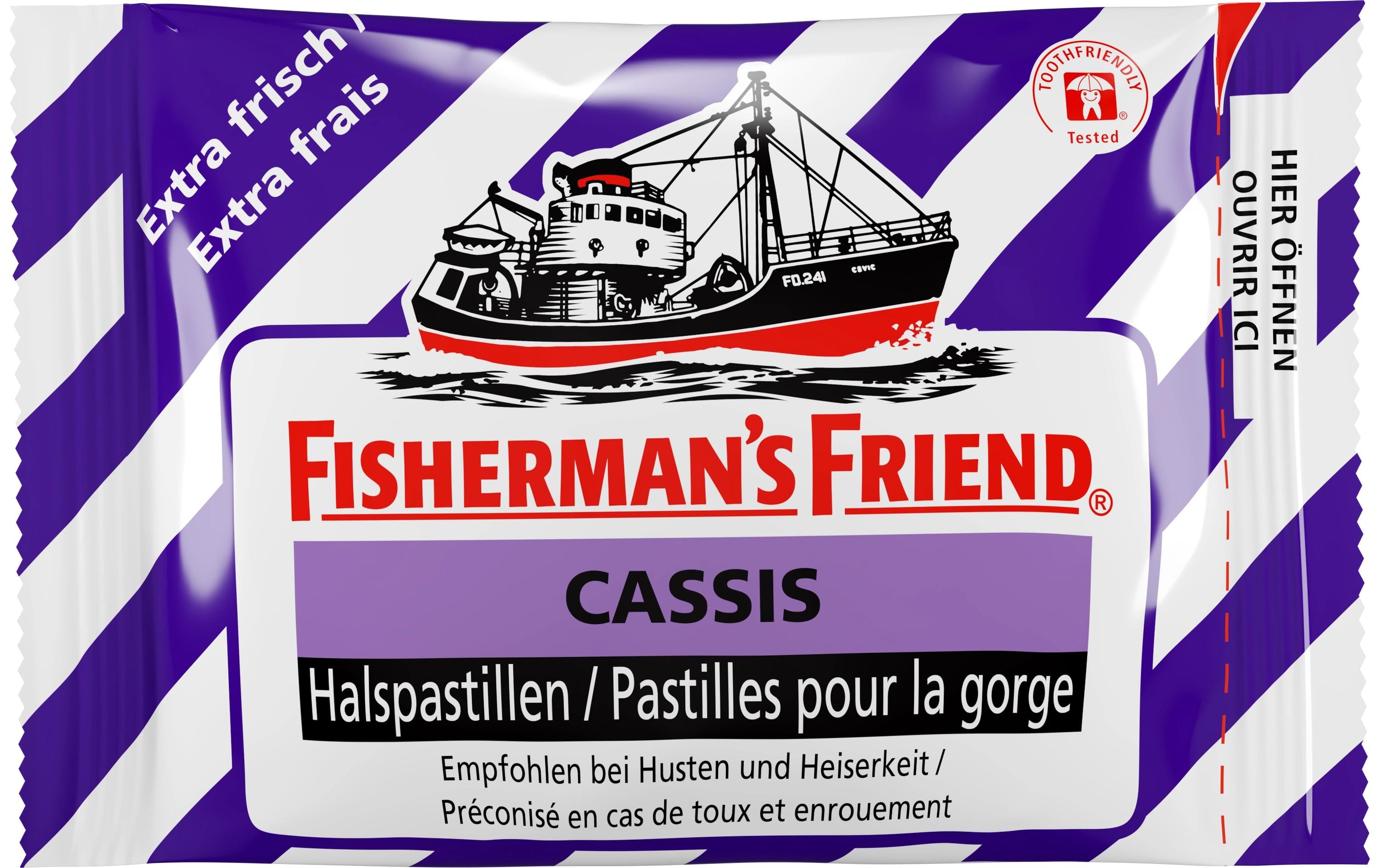 Fisherman's Bonbons Cassis 25 g