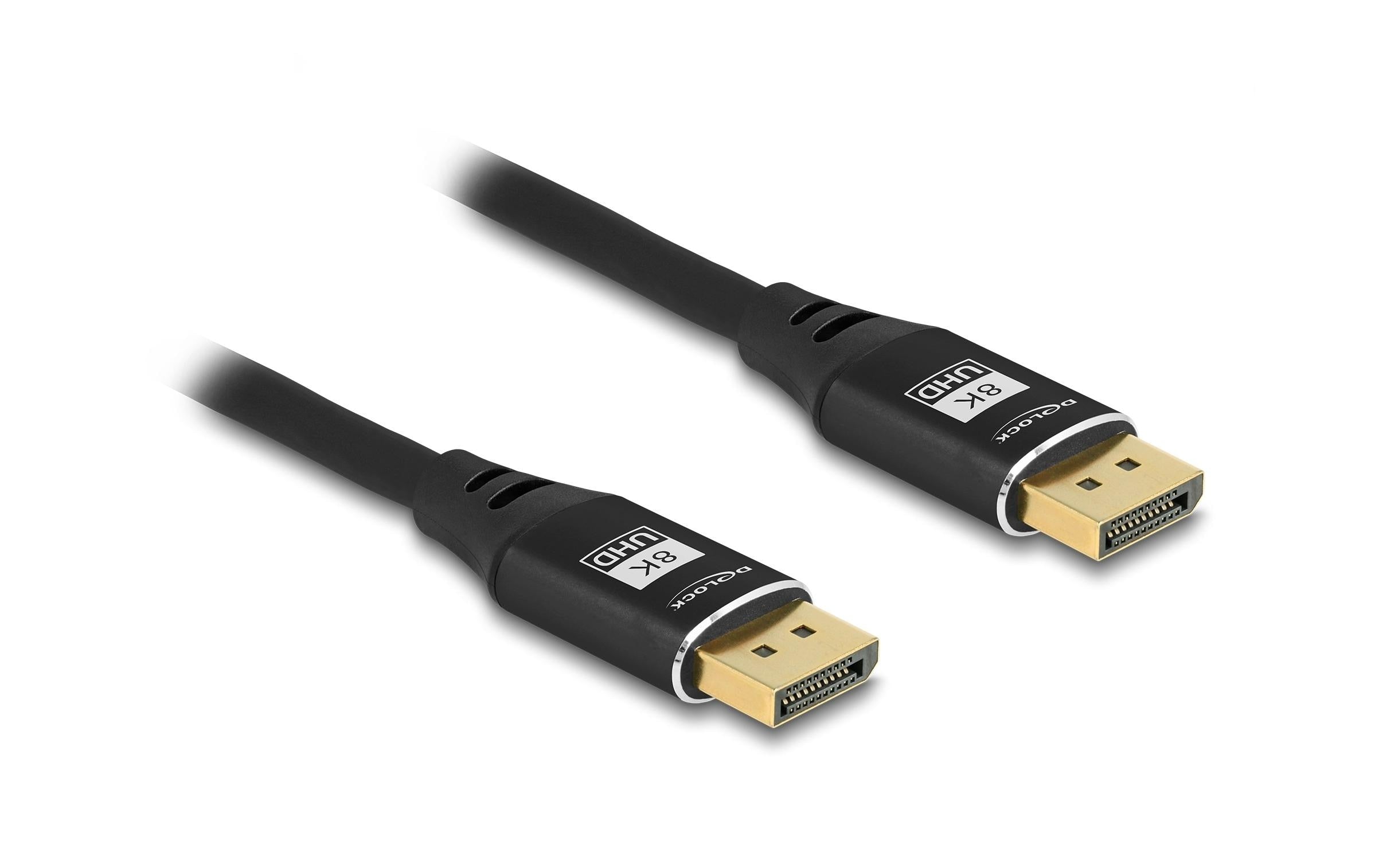 Delock Kabel 8K 60 Hz DisplayPort - DisplayPort, 5 m, Schwarz