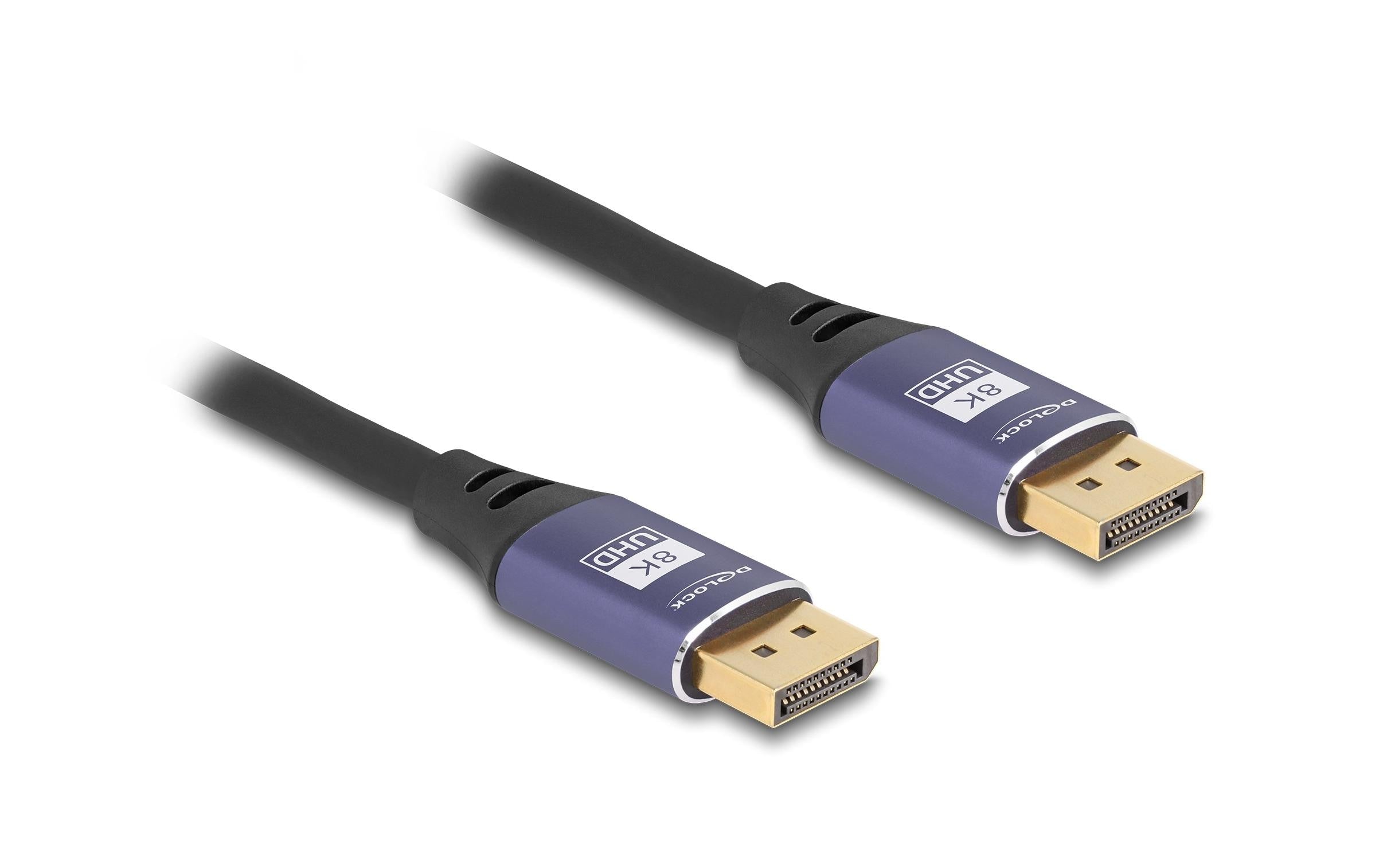 Delock Kabel 8K 60 Hz DisplayPort - DisplayPort, 3 m, Flieder