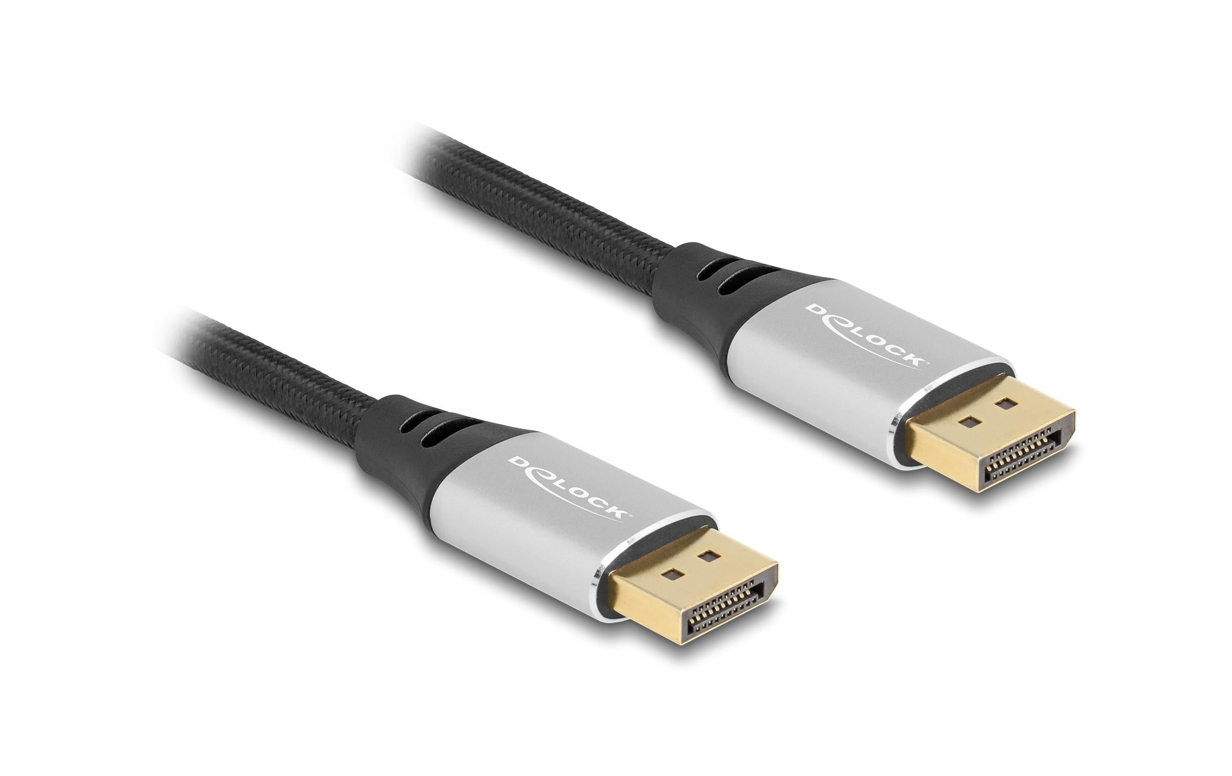 Delock Kabel 16K 60 Hz DisplayPort - DisplayPort, 1 m, Silber