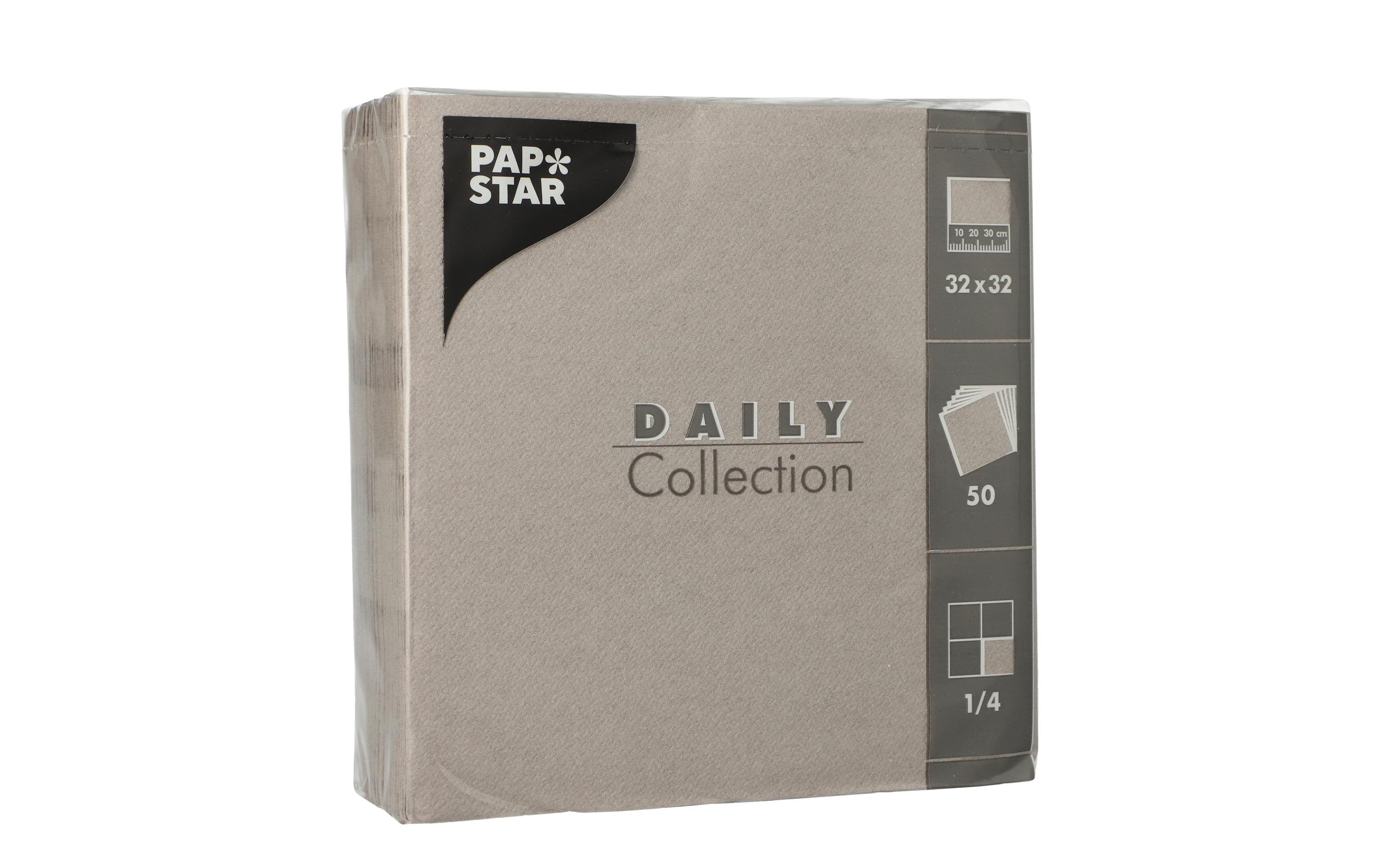 Papstar Papierservietten Daily Collection 32 cm x 32 cm, 50 Stück