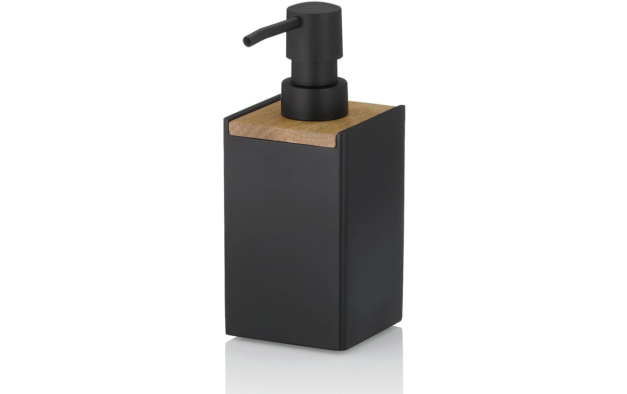 Kela Seifenspender Cube 300 ml, Schwarz