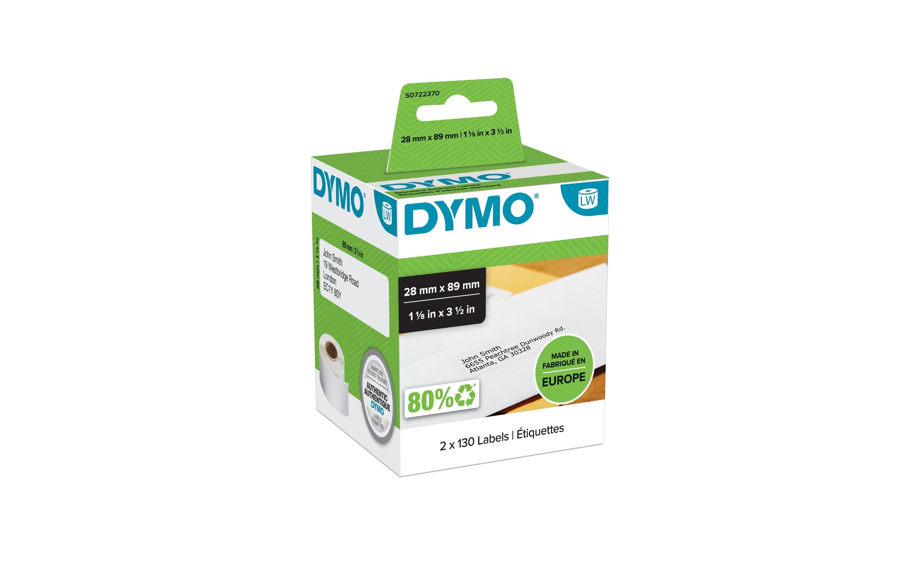DYMO Etikettenrolle Thermo Direct 28 x 89 mm
