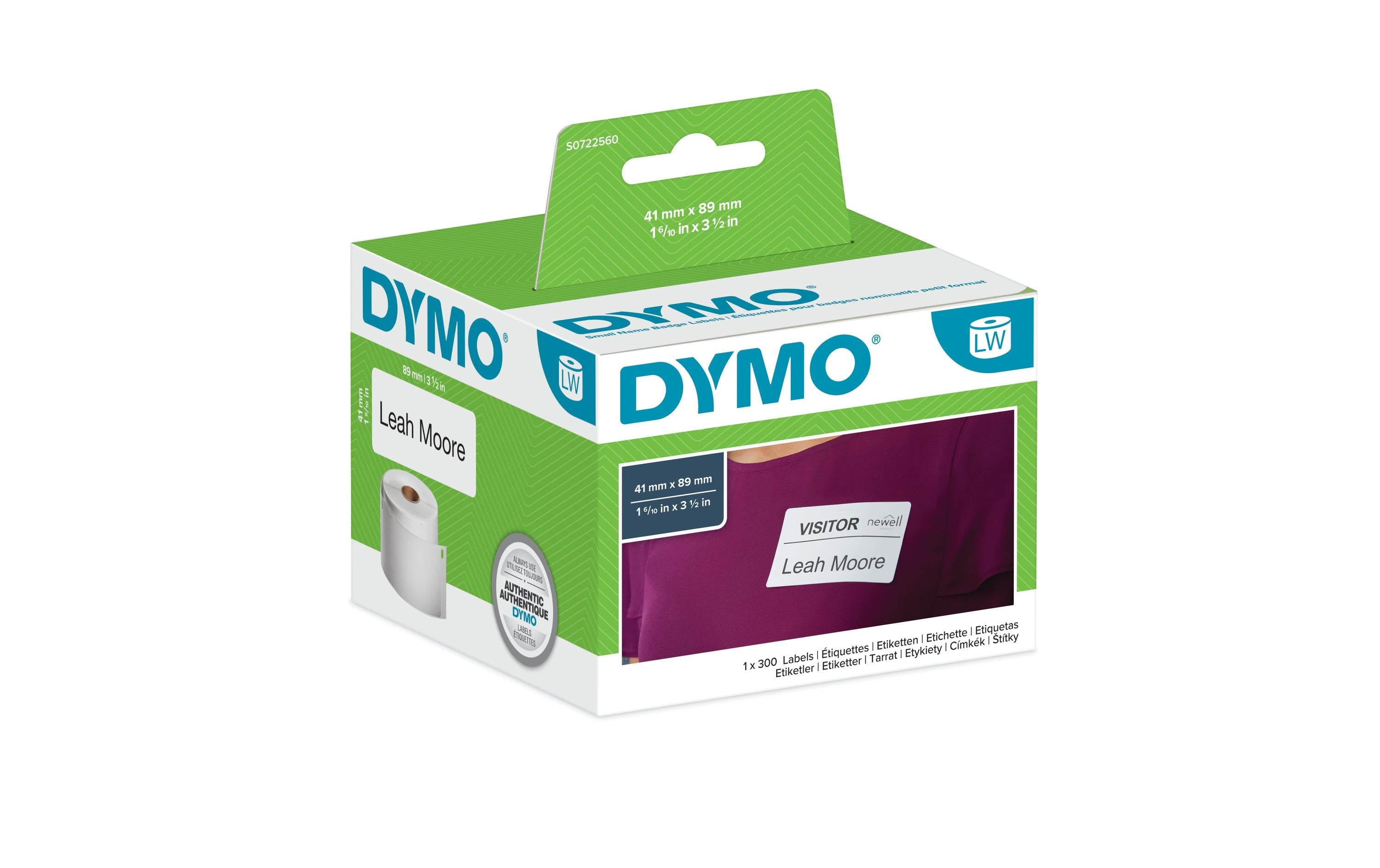 DYMO Etikettenrolle Thermo Direct 41 x 89 mm