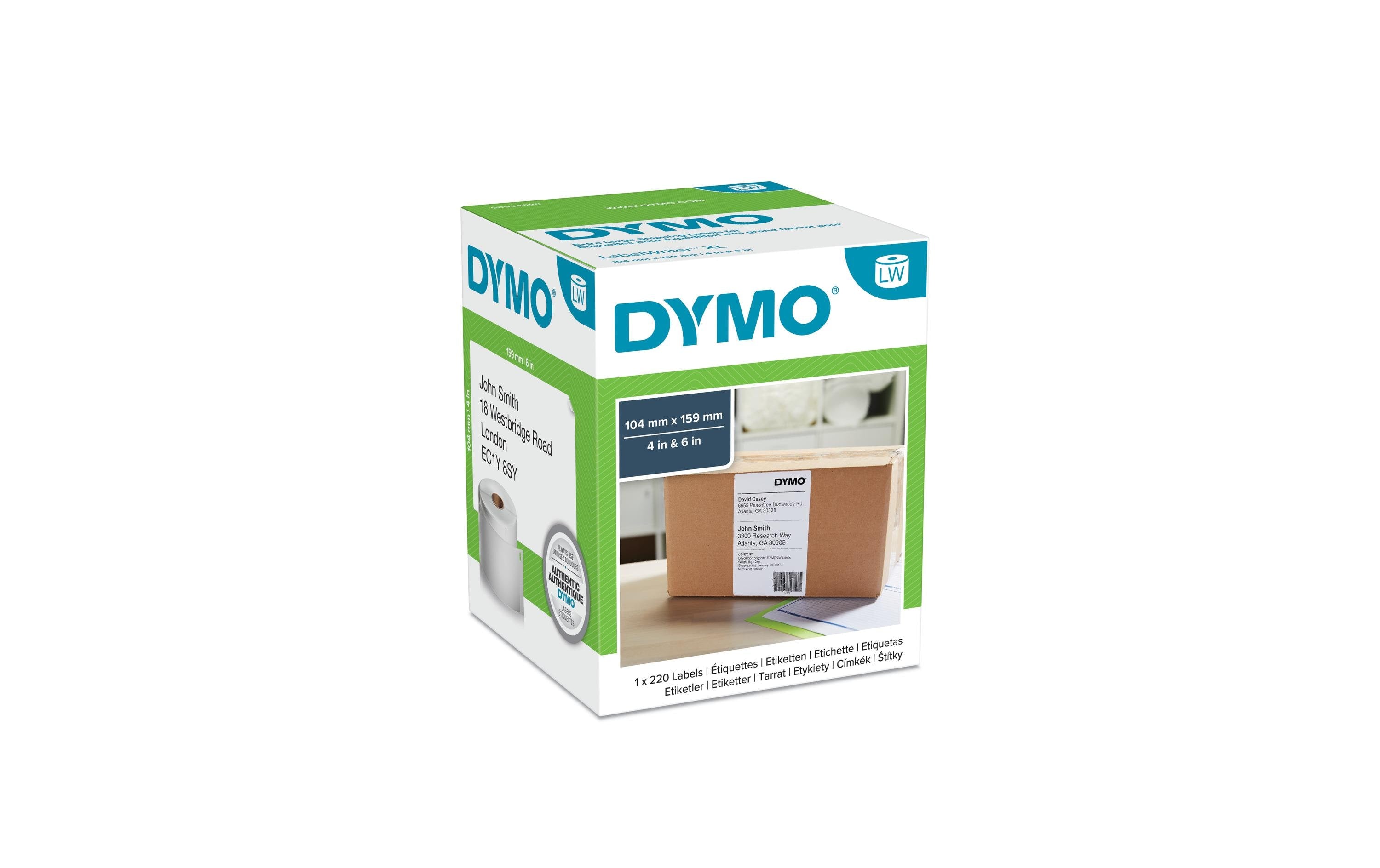 DYMO Etikettenrolle Versand 104 x 159 mm
