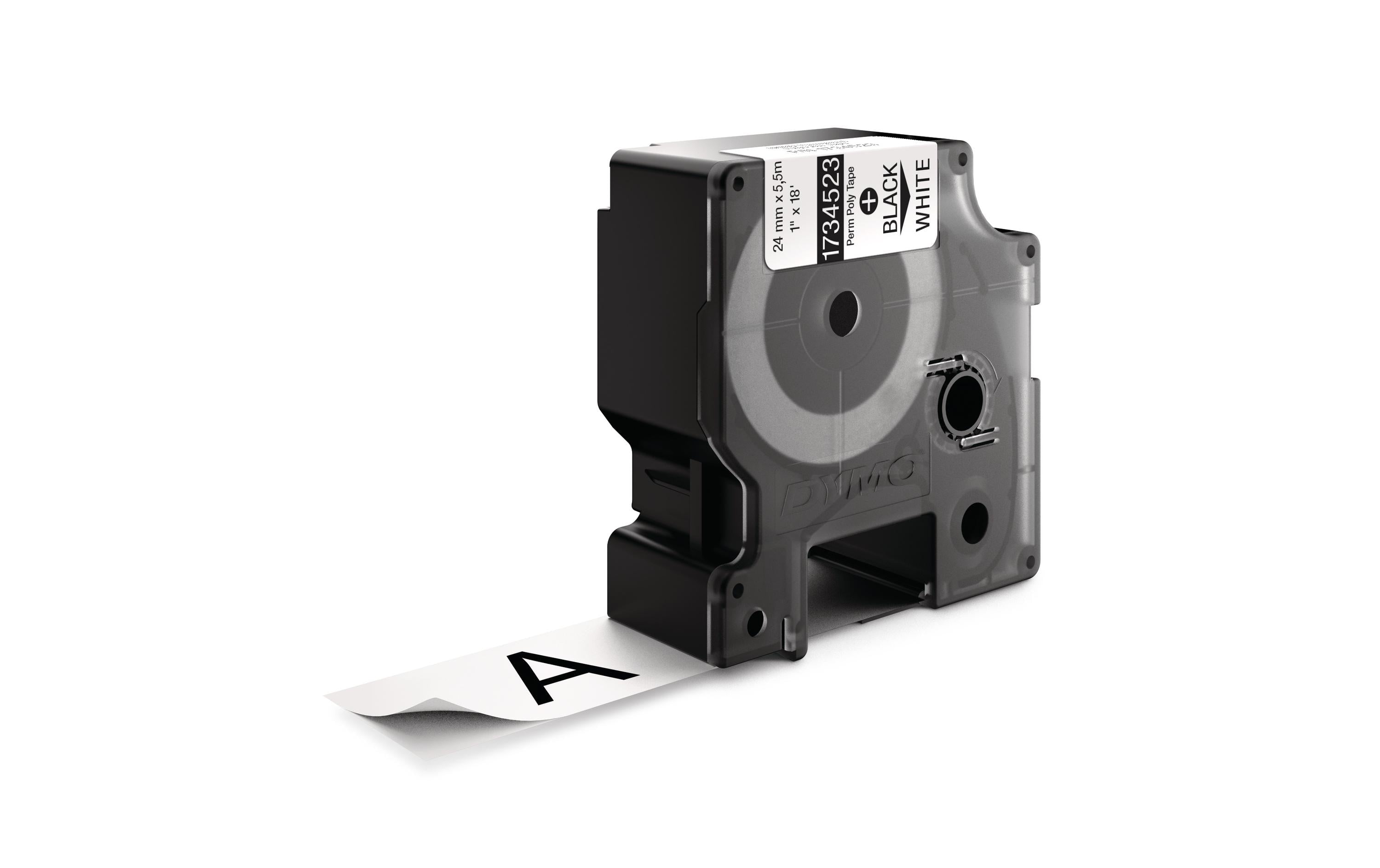 DYMO Beschriftungsband ID 1 Schwarz auf Weiss