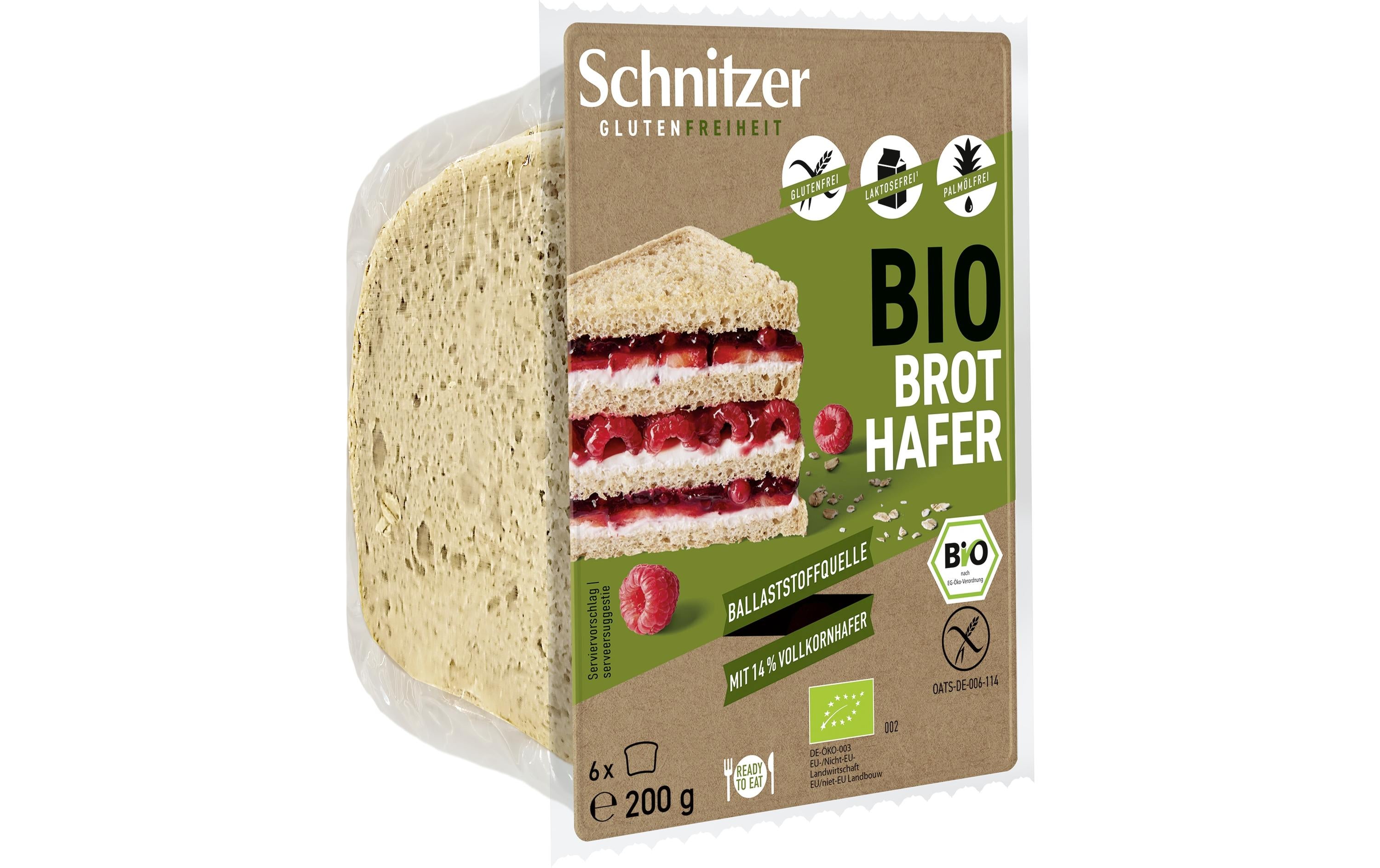 Schnitzer Brot Bio Toastbrot Hafer 200 g