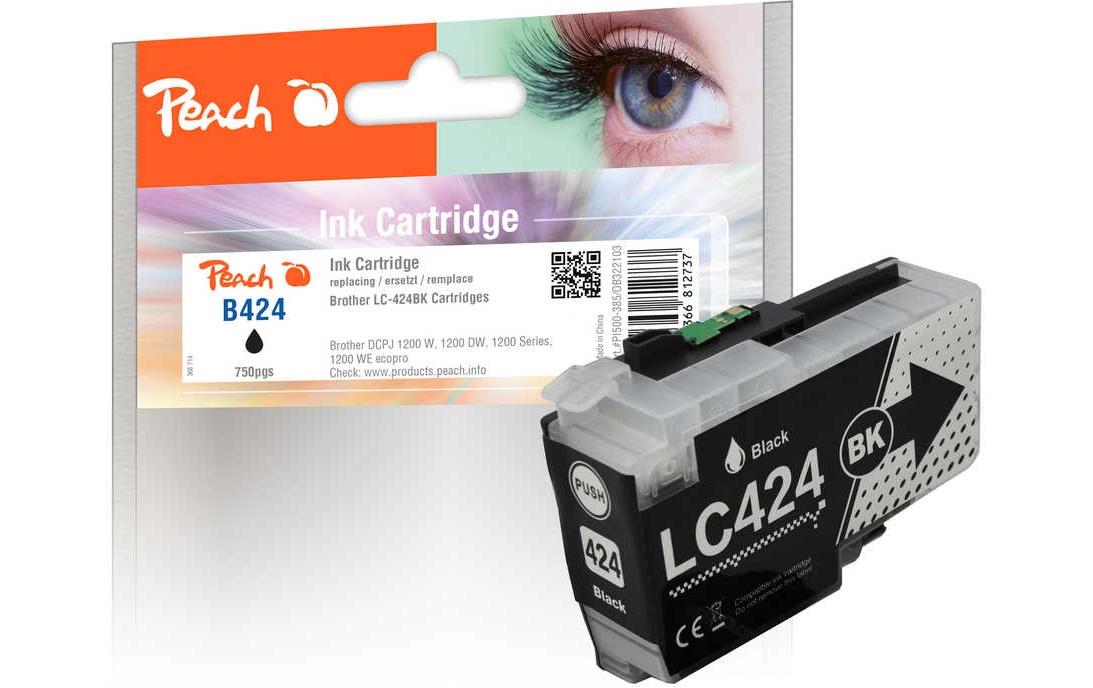 Peach Tinte Brother LC-424BK Black
