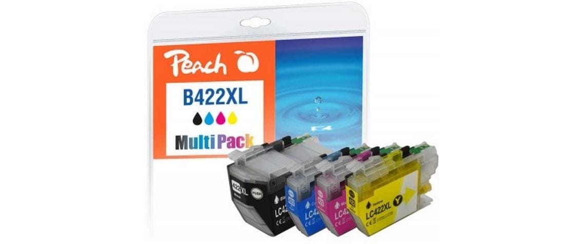 Peach Tinte Brother LC-422XL Multipack C/M/Y/BK