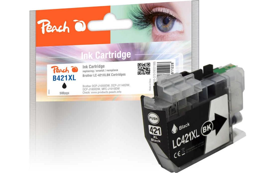 Peach Tinte Brother LC-421XLBK Black