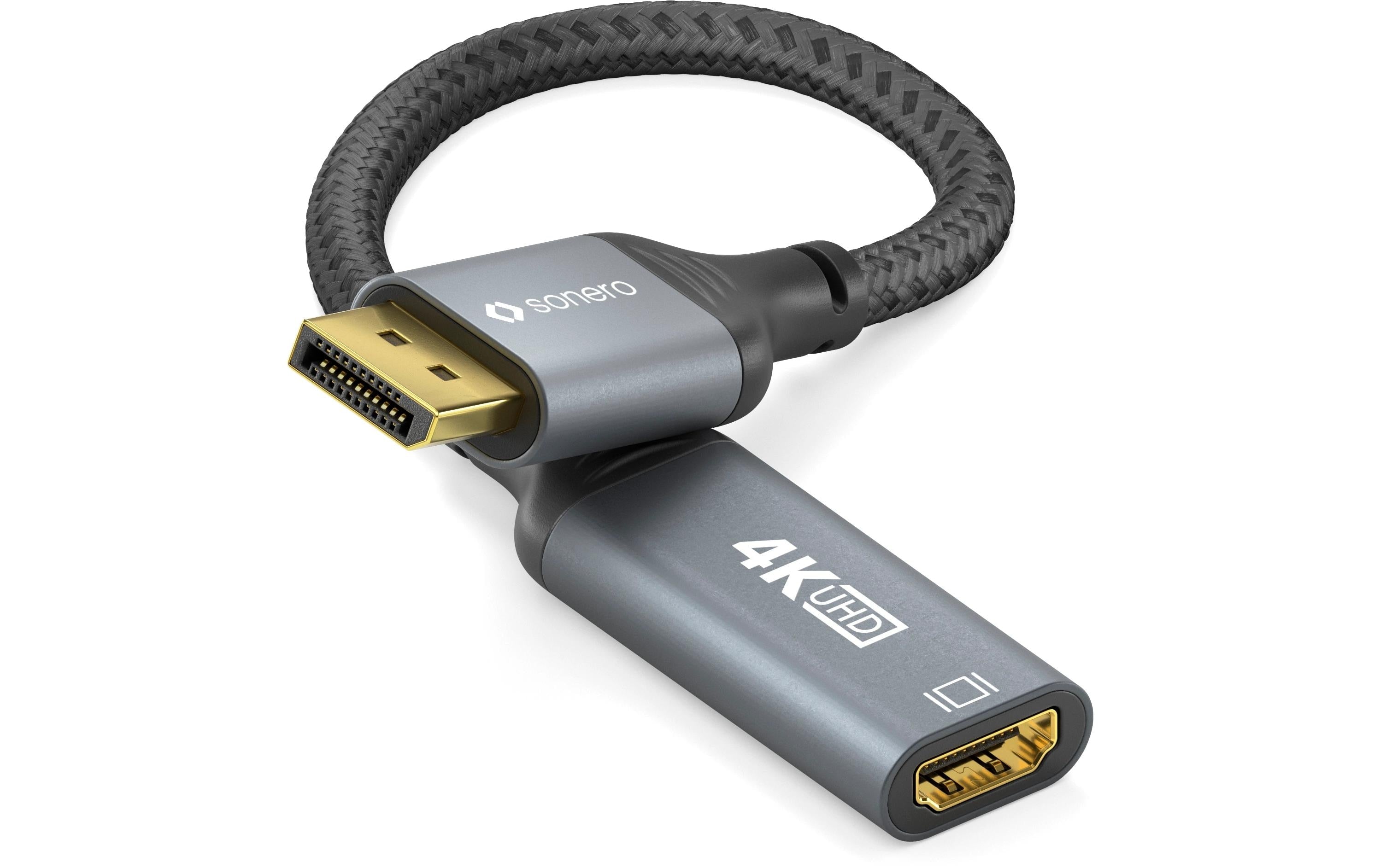 sonero Adapterkabel DisplayPort - HDMI
