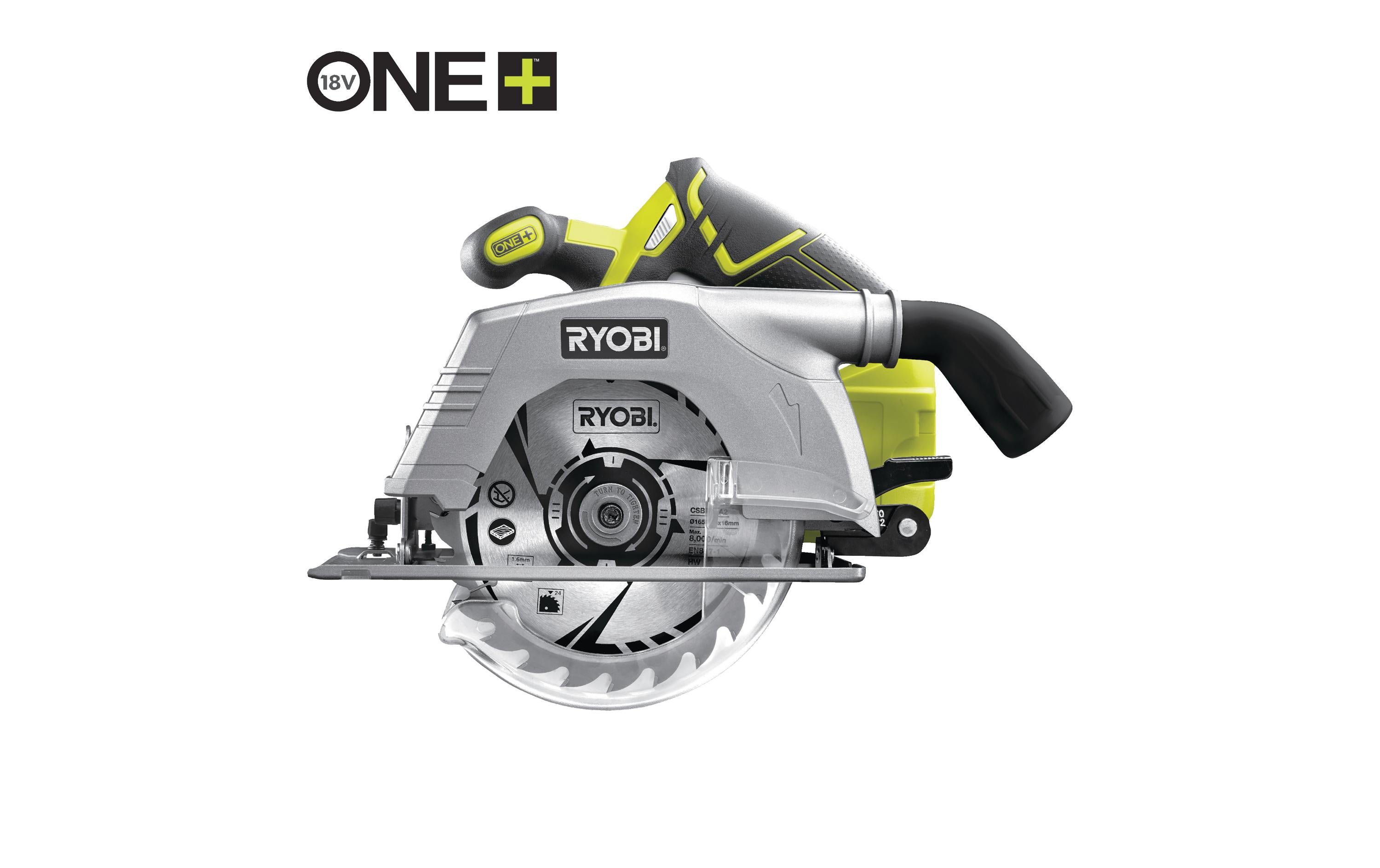 RYOBI Akku-Handkreissäge R18CS-0, Solo, Ø 165 mm