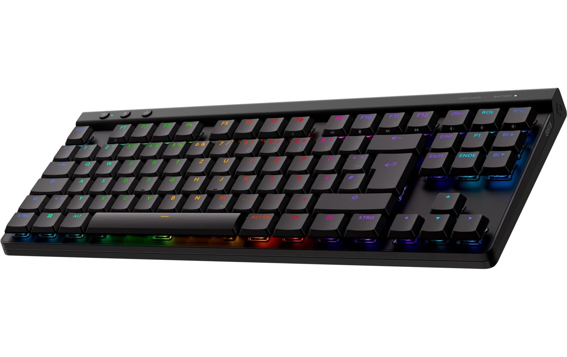 Logitech Gaming-Tastatur G515 Lightspeed TKL Schwarz
