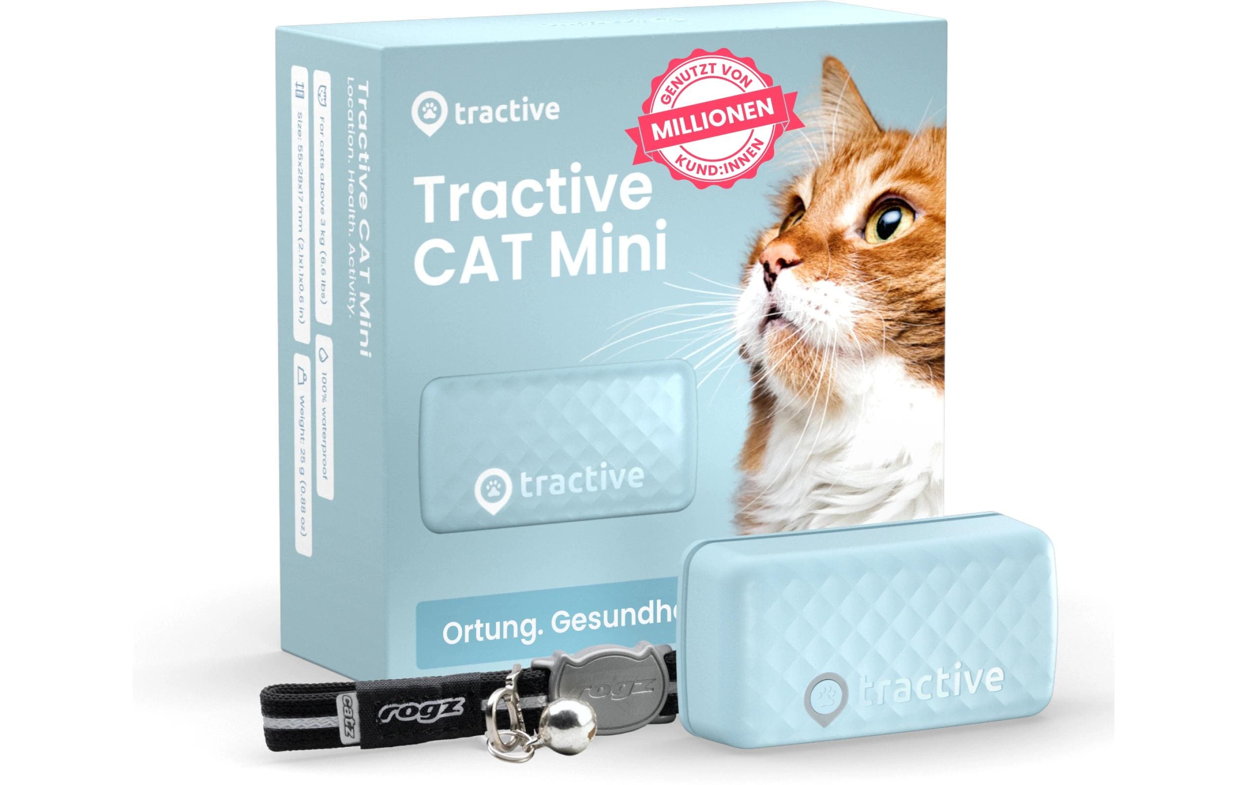 tractive GPS-Tracker CAT Mini LTE, Mint