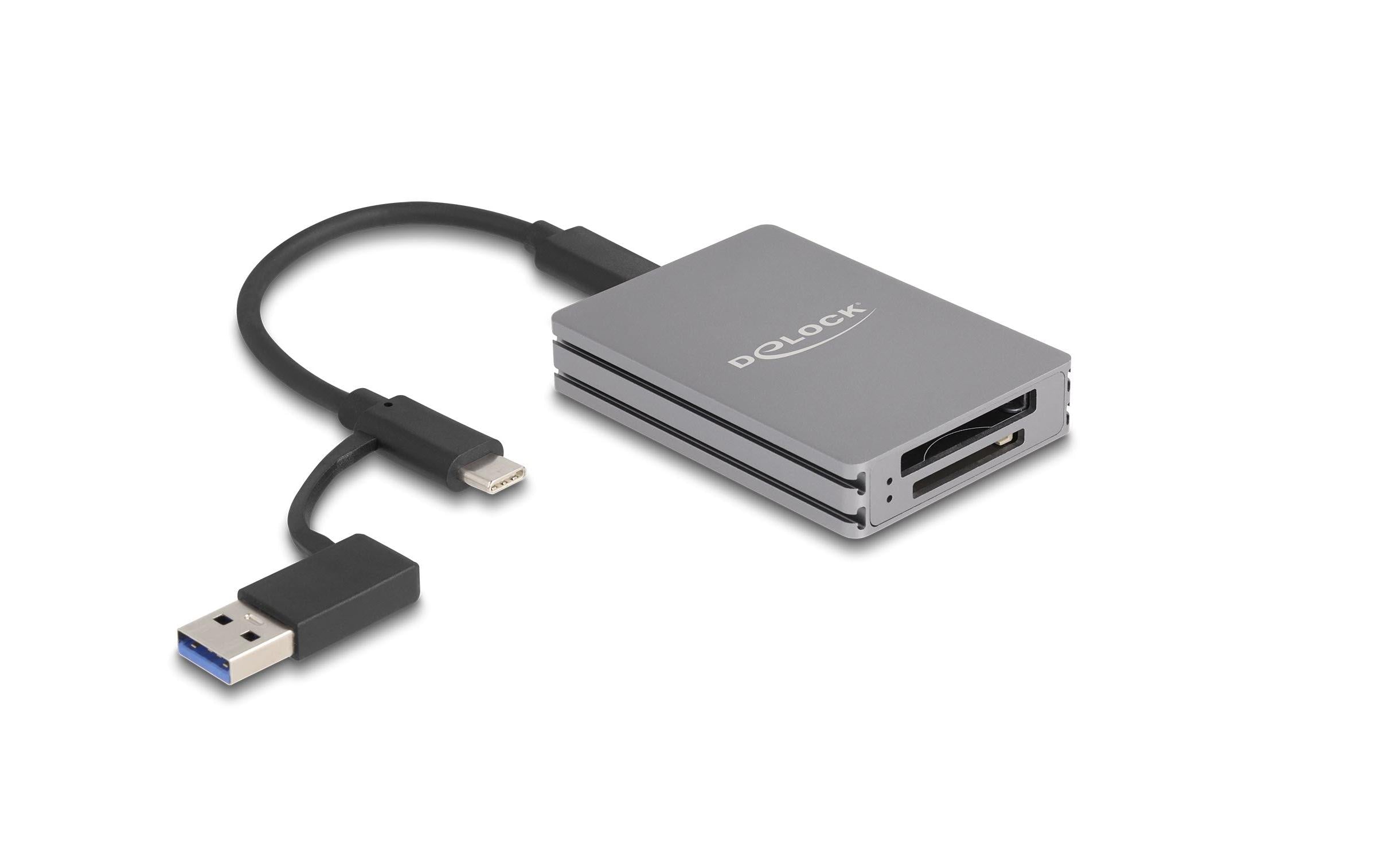 Delock Card Reader Extern 91011 USB Typ-C für SD/CFexpress Typ B