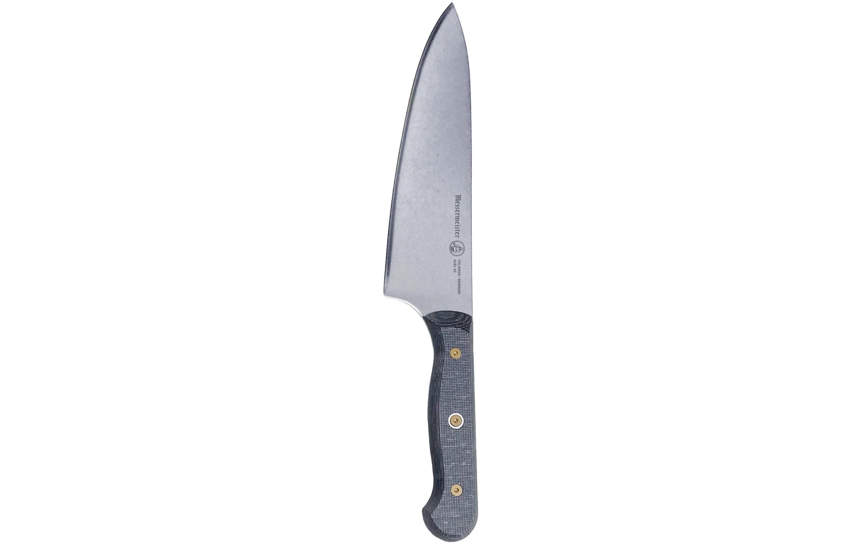 Messermeister Kochmesser Custom 20 cm, Blau/Silber