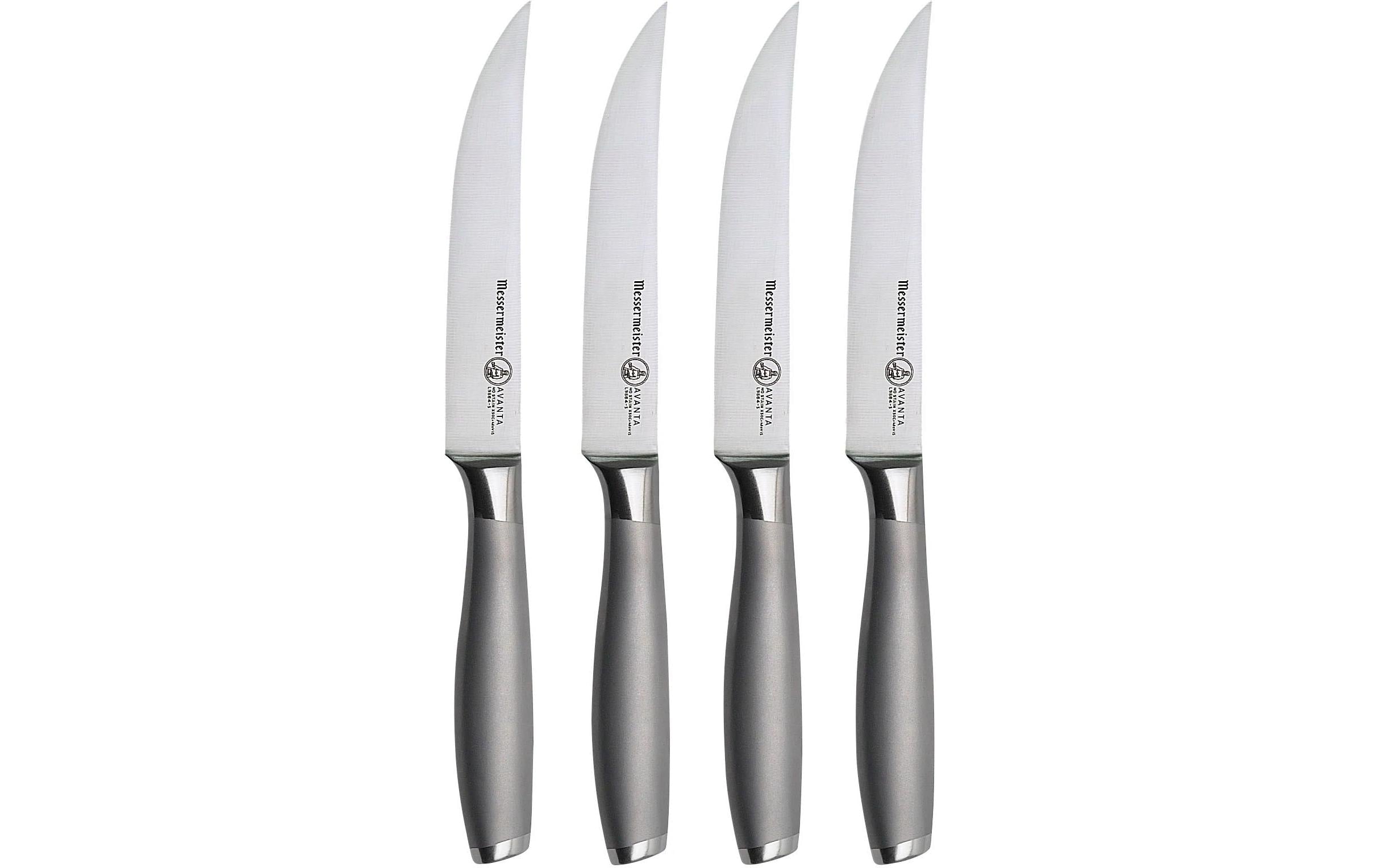 Messermeister Steakmesser-Set Avanta 1 Stück, Silber