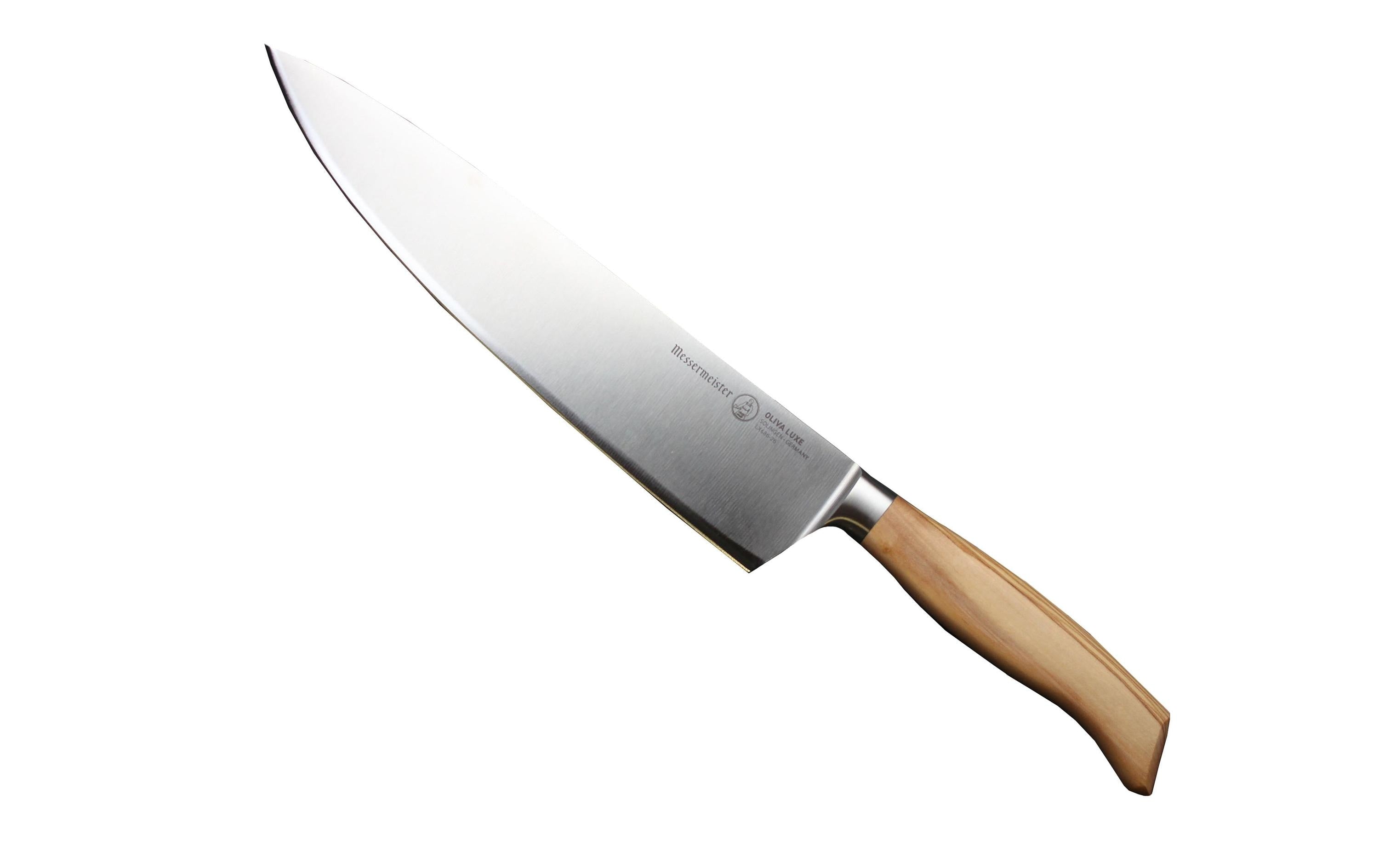 Messermeister Kochmesser Oliva Luxe 25 cm, Nature/Silber