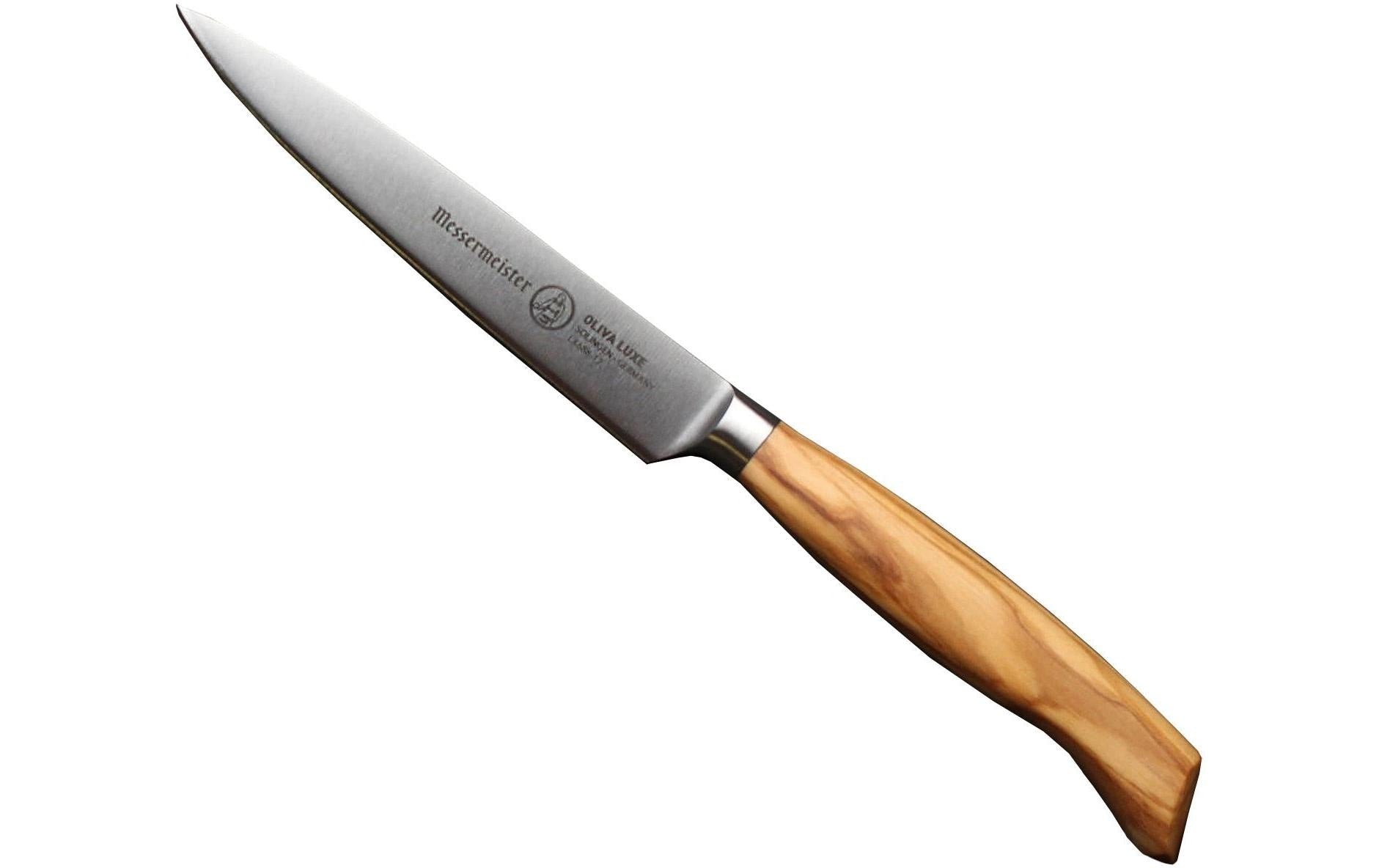 Messermeister Allzweckmesser Oliva Luxe 13 cm, Nature/Silber