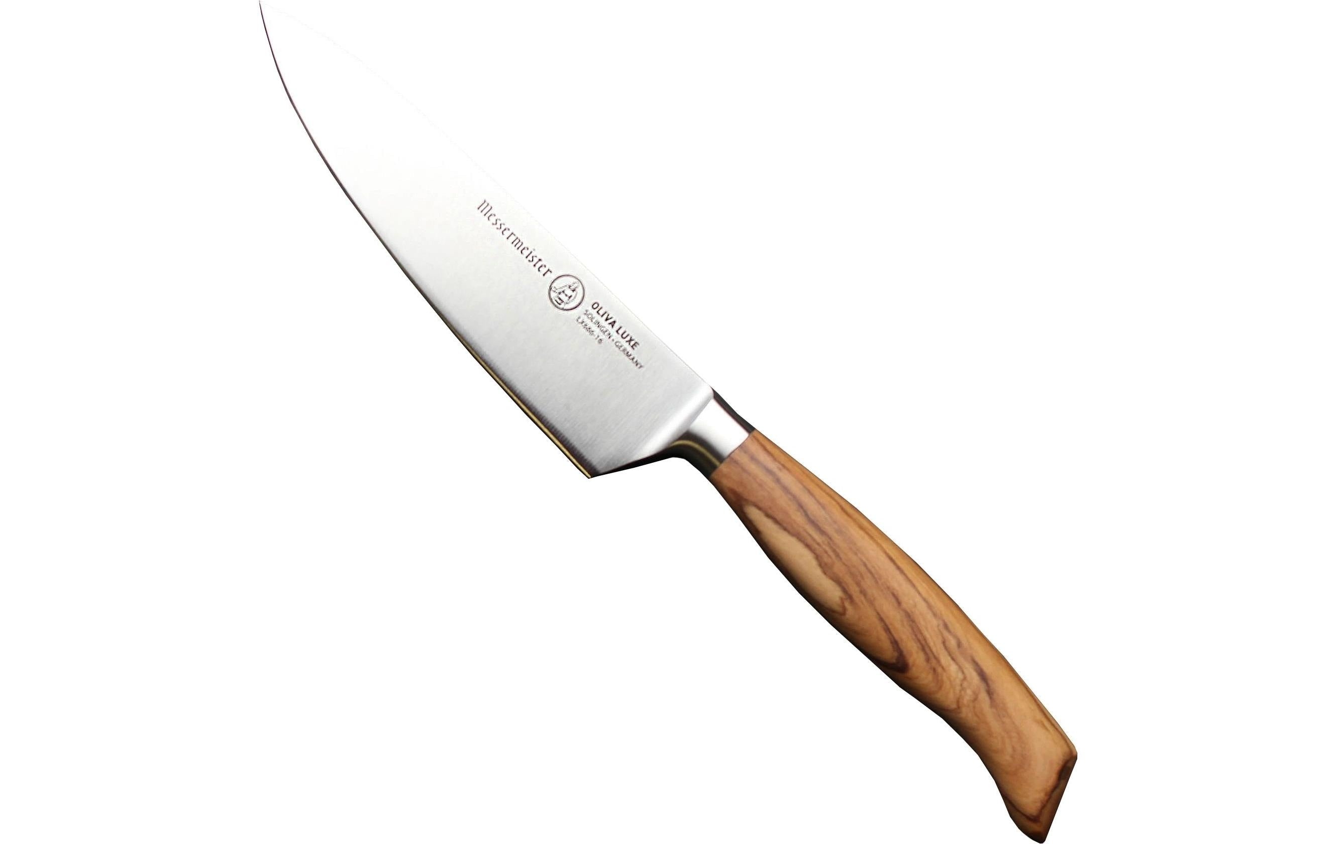 Messermeister Kochmesser Oliva Luxe 16.5 cm, Nature/Silber