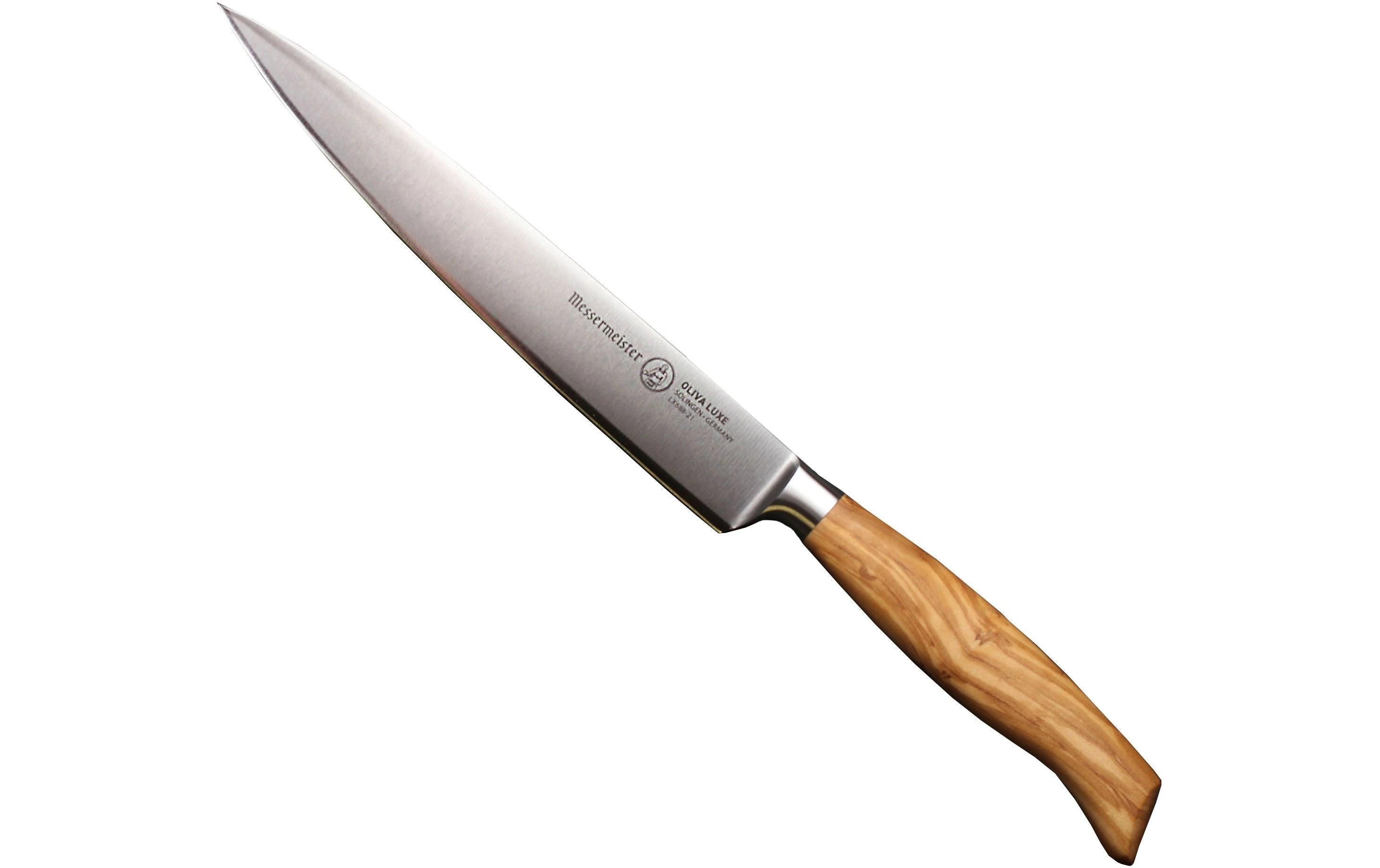 Messermeister Fleischmesser Oliva Luxe 20 cm, Nature/Silber