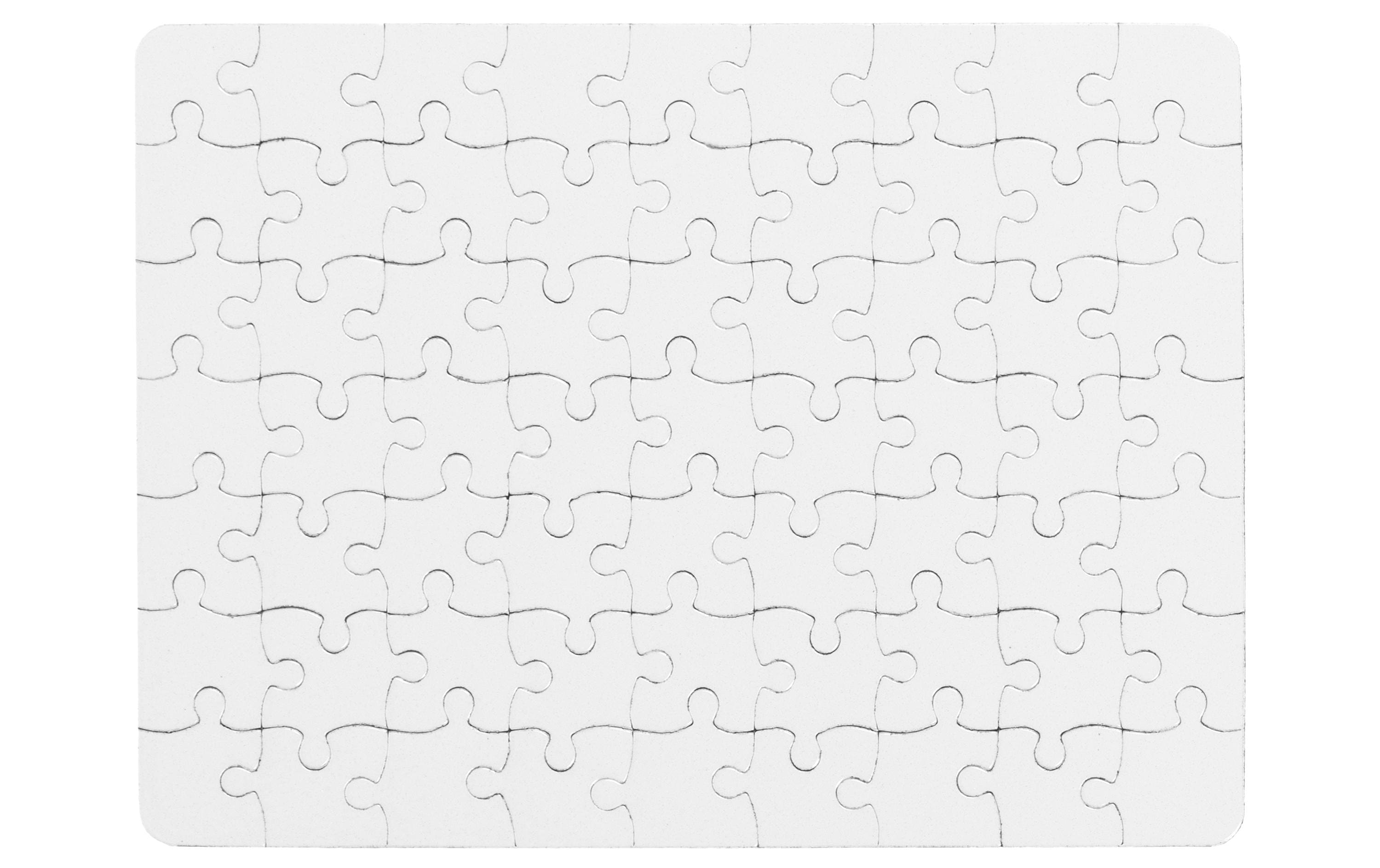 FTM Papp-Puzzle zum Bemalen, A4, 4 Stück
