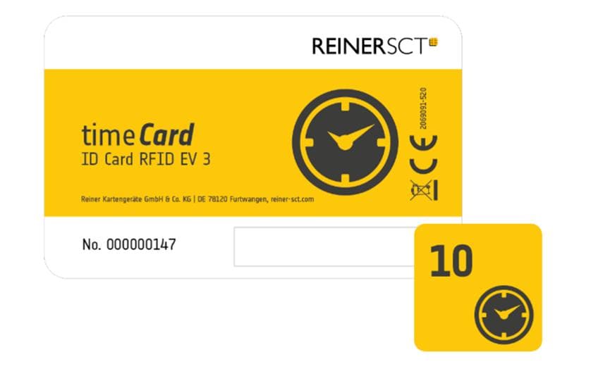 Reiner SCT RFID Karte timeCard Premium 10 Stück