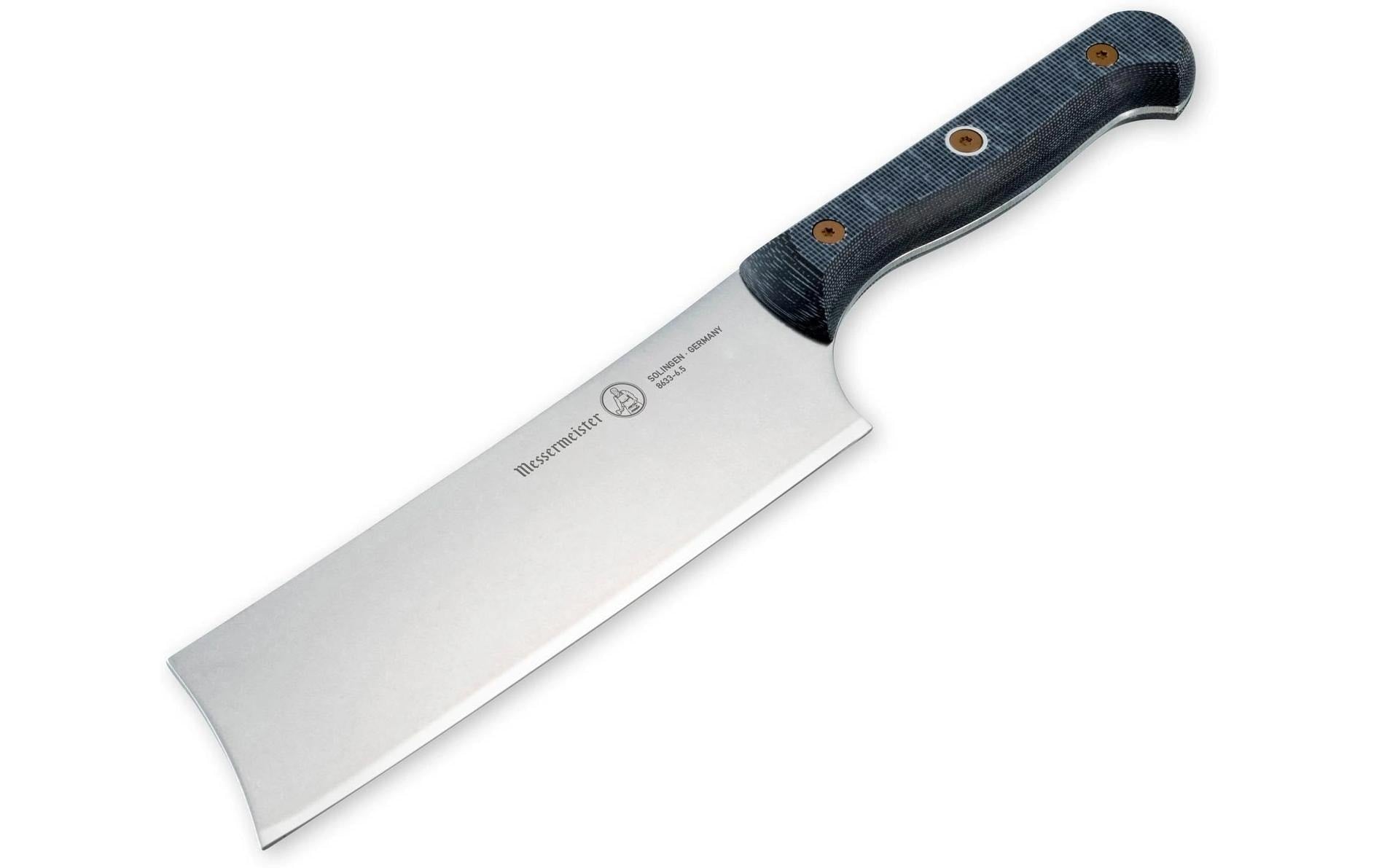 Messermeister Küchenmesser Custom 16.5 cm, Grau/Schwarz