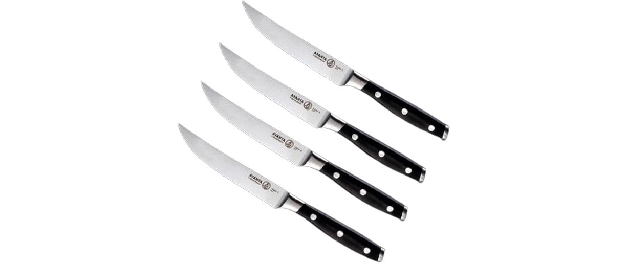 Messermeister Steakmesser-Set Avanta 1 Stück, Schwarz/Silber